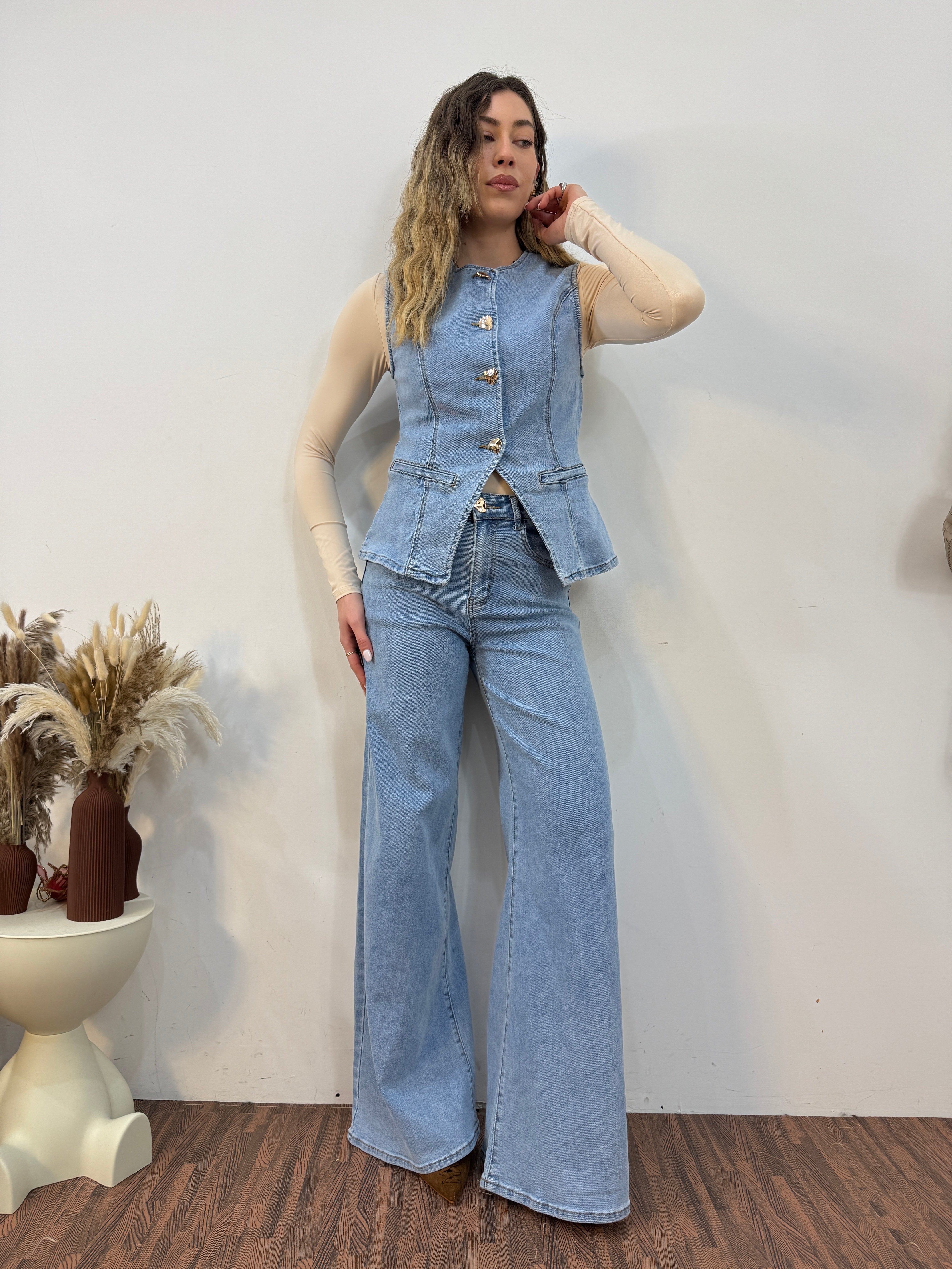Coordinato denim luna