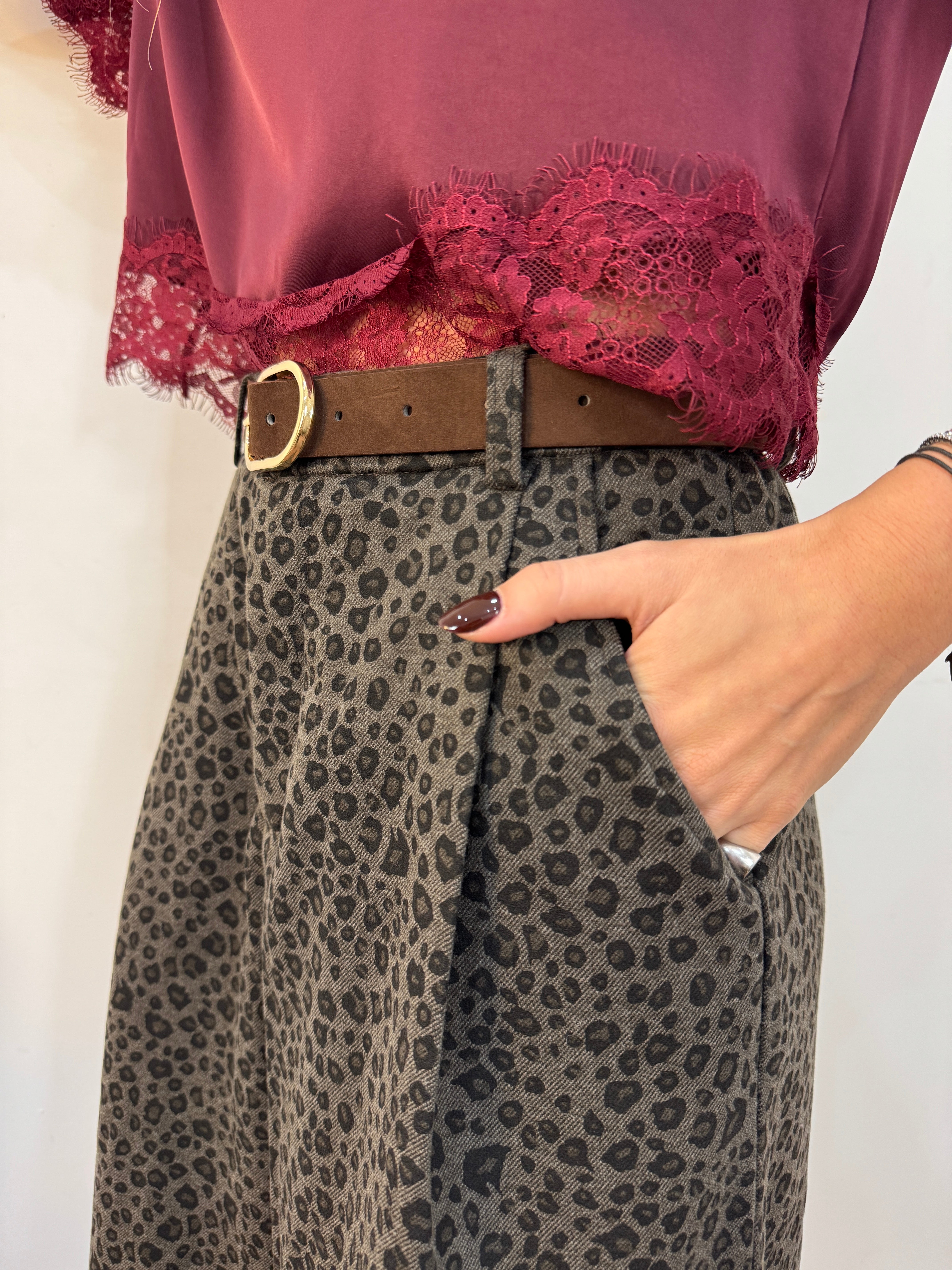 Bermuda gray animalier