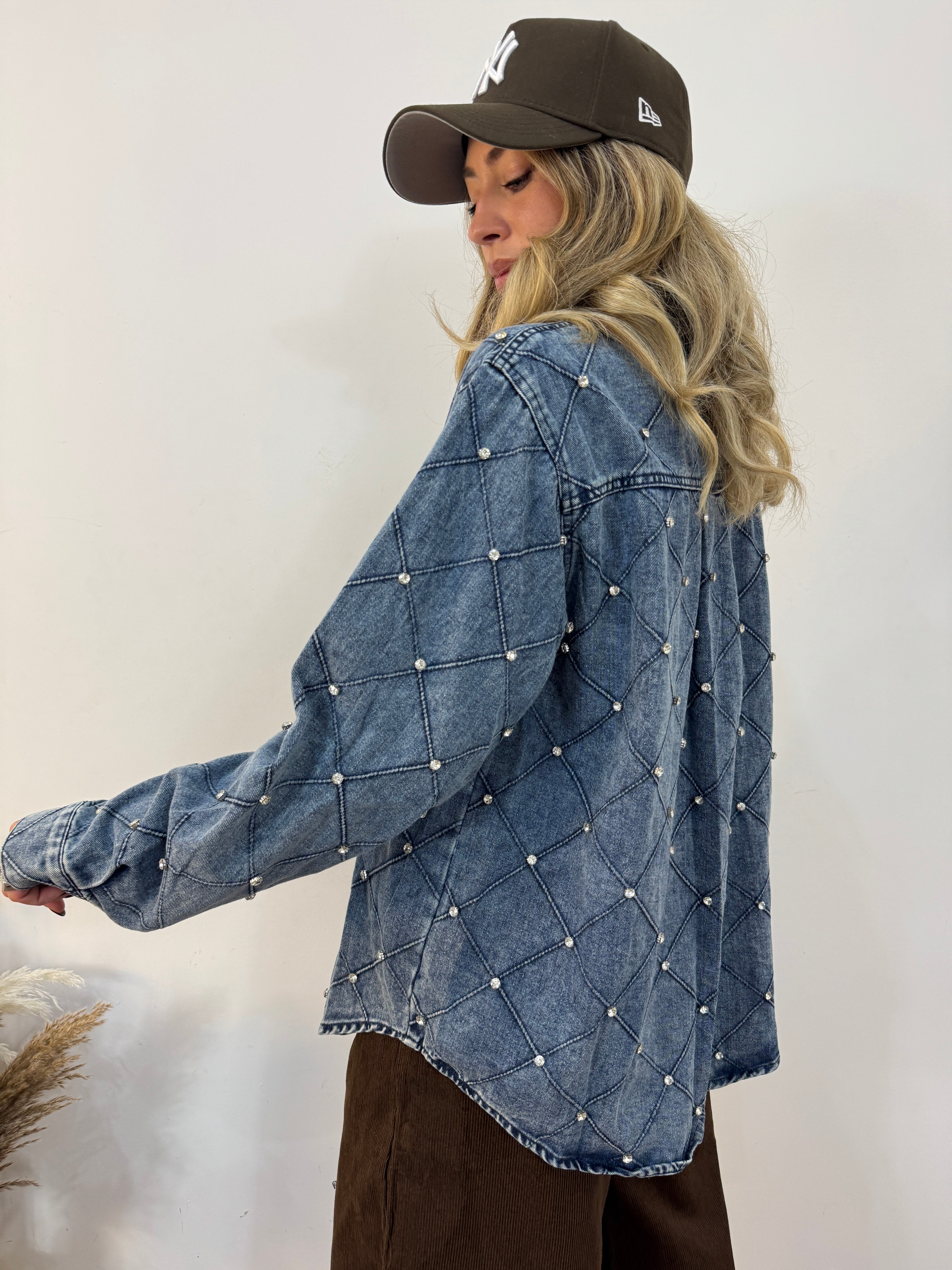 Camicia rombi gioiello
