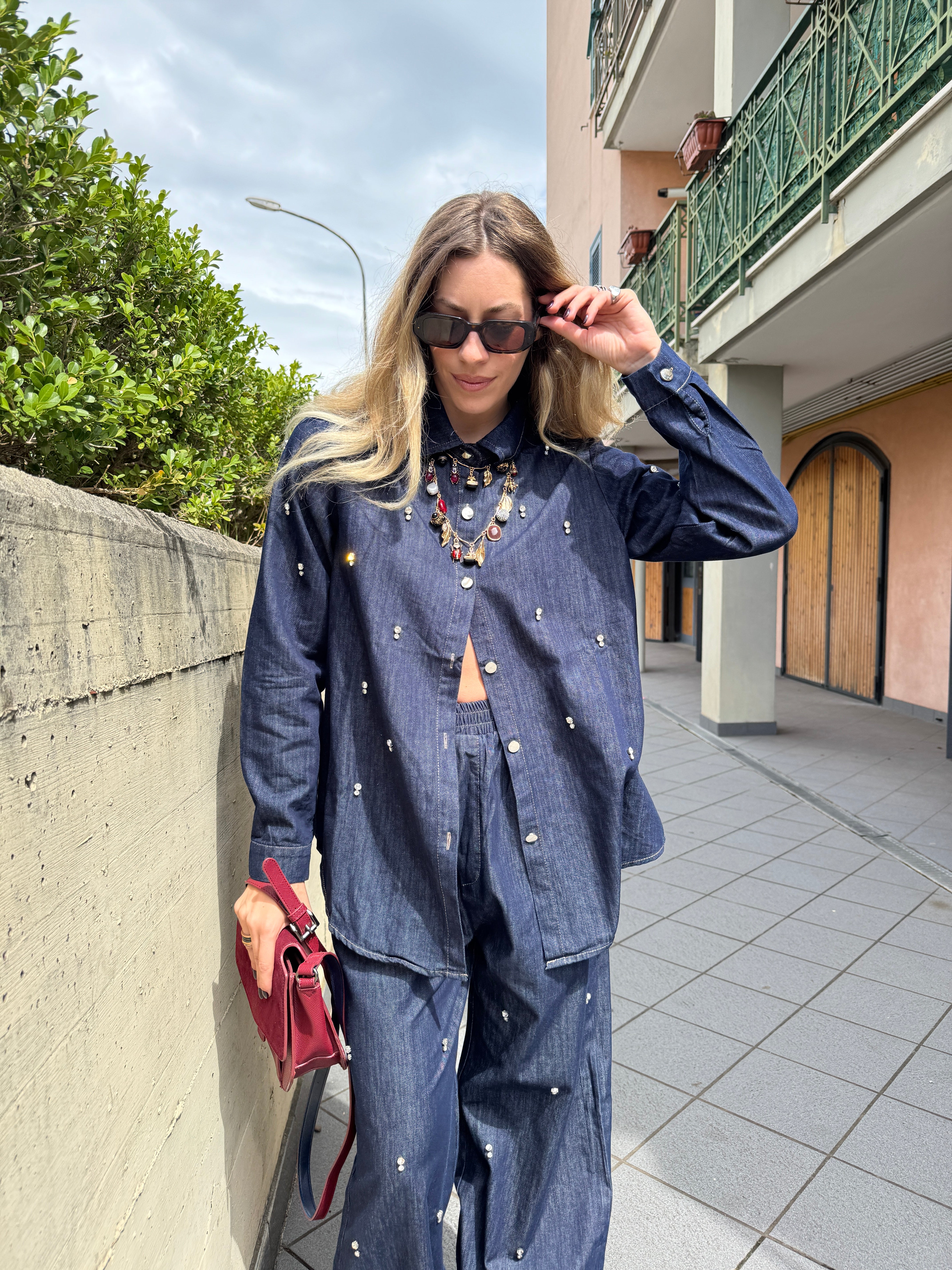 Coordinato Denim dark shine