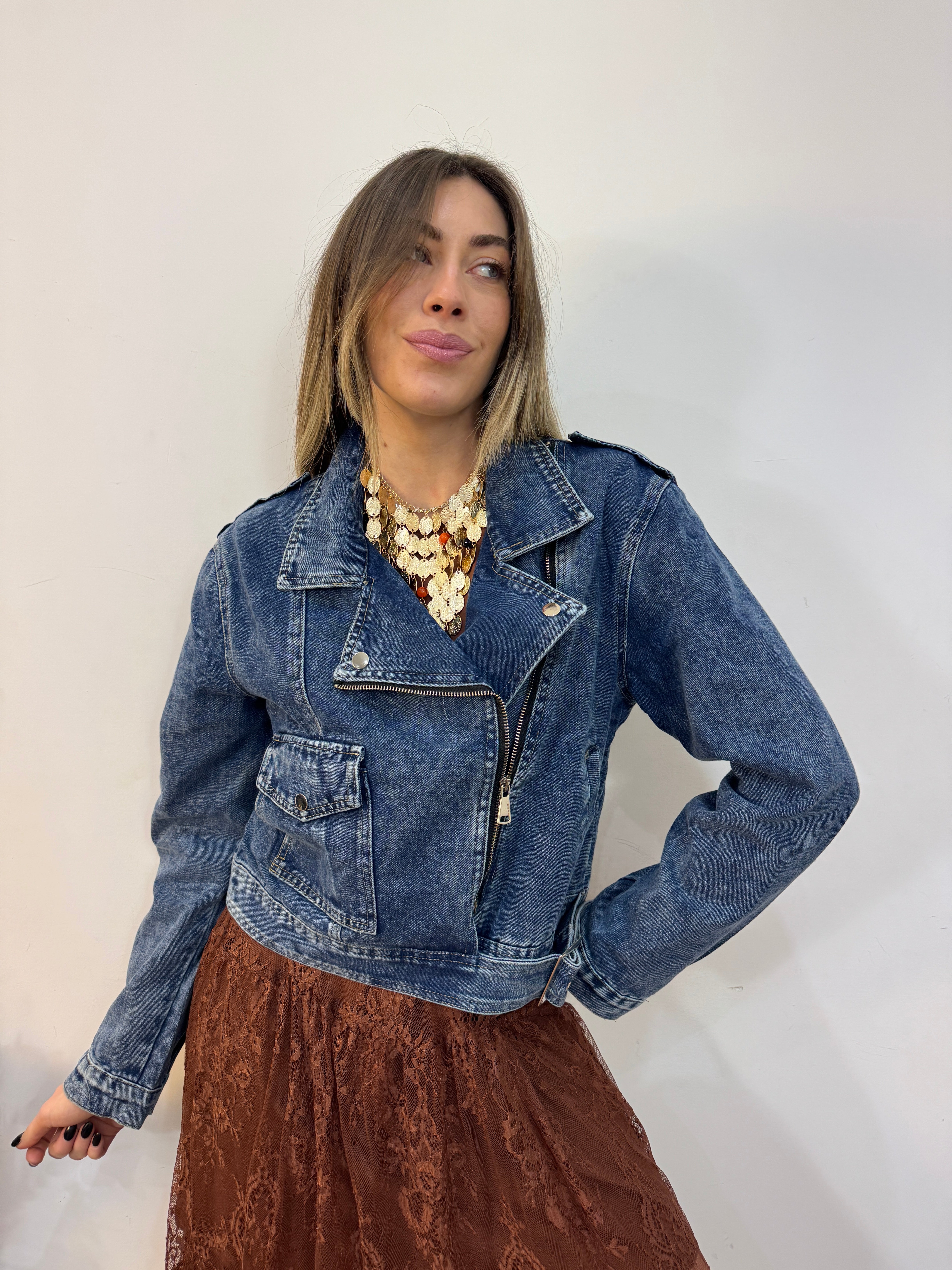 Chiodo denim