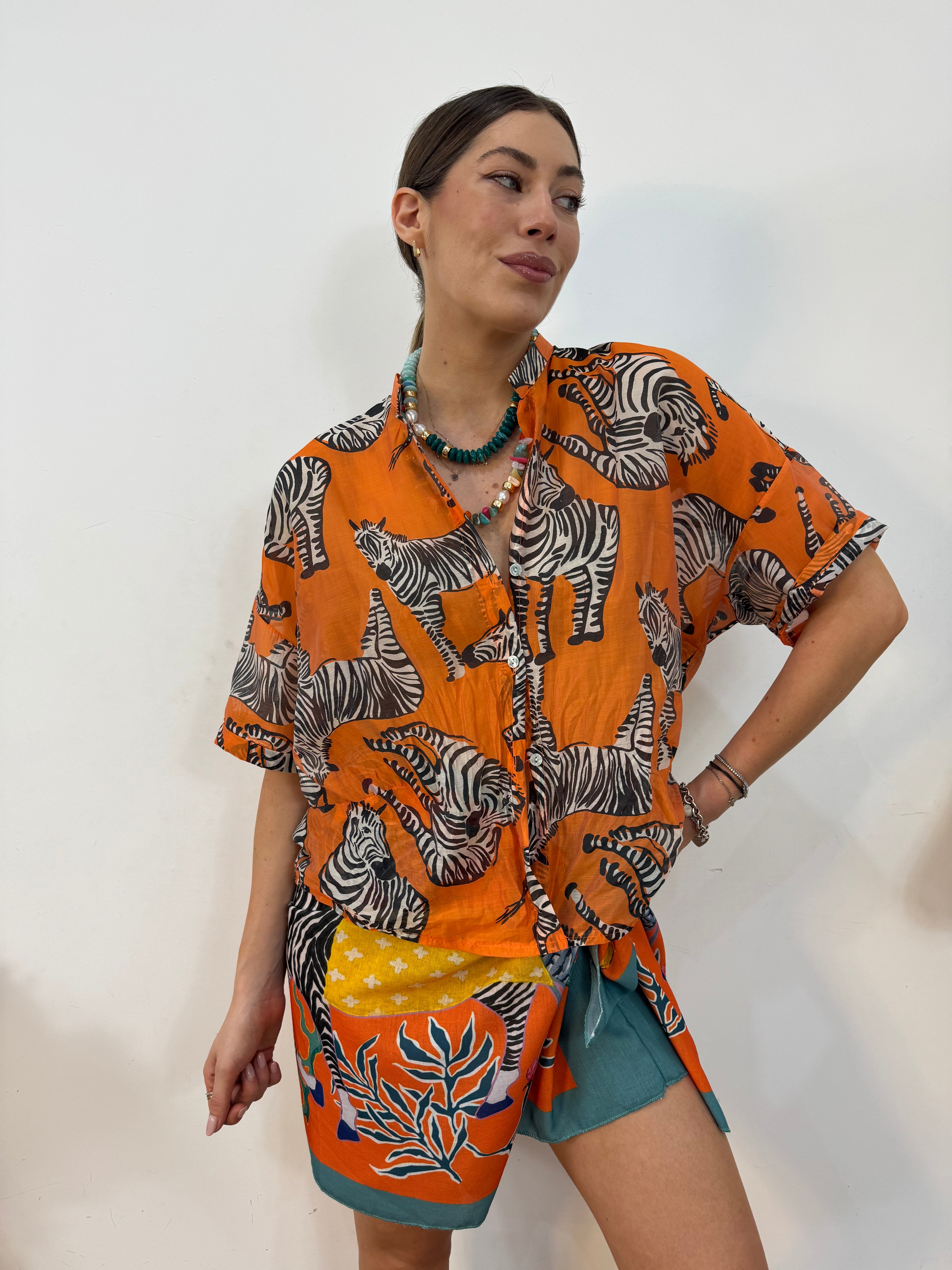 Camicia zebra