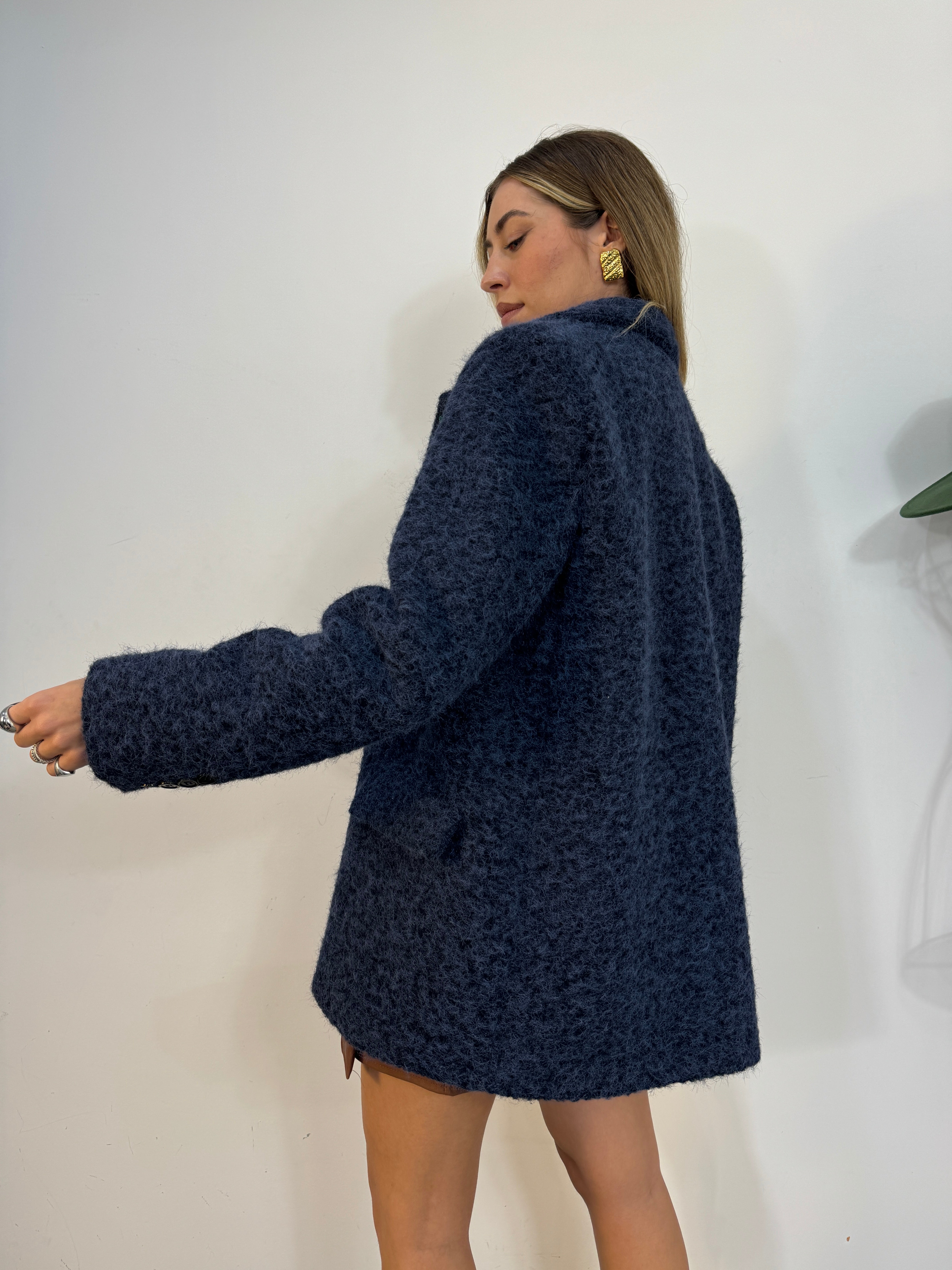 Giacca -Cappotto Blu