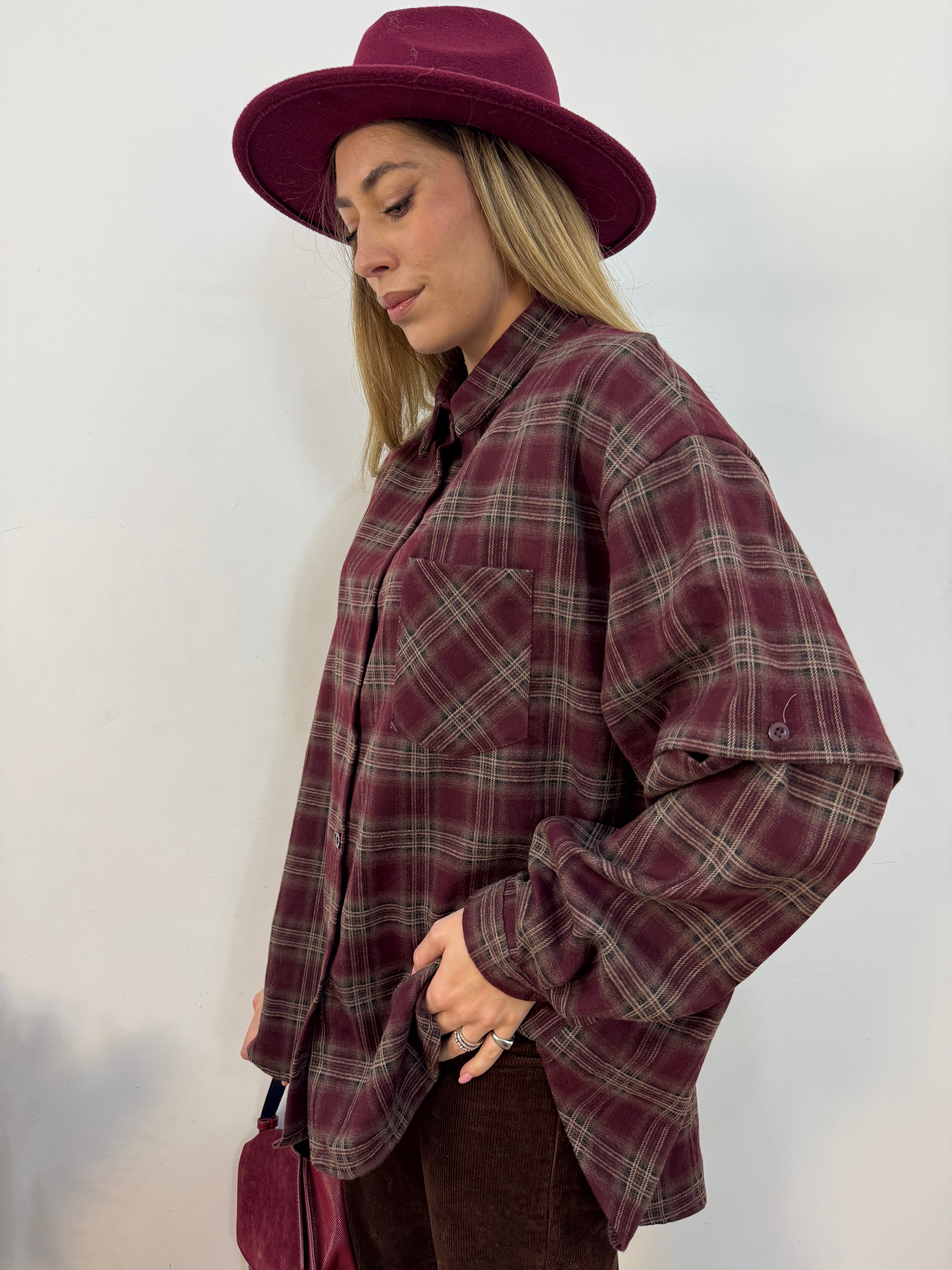 Camicia manica bottoncini