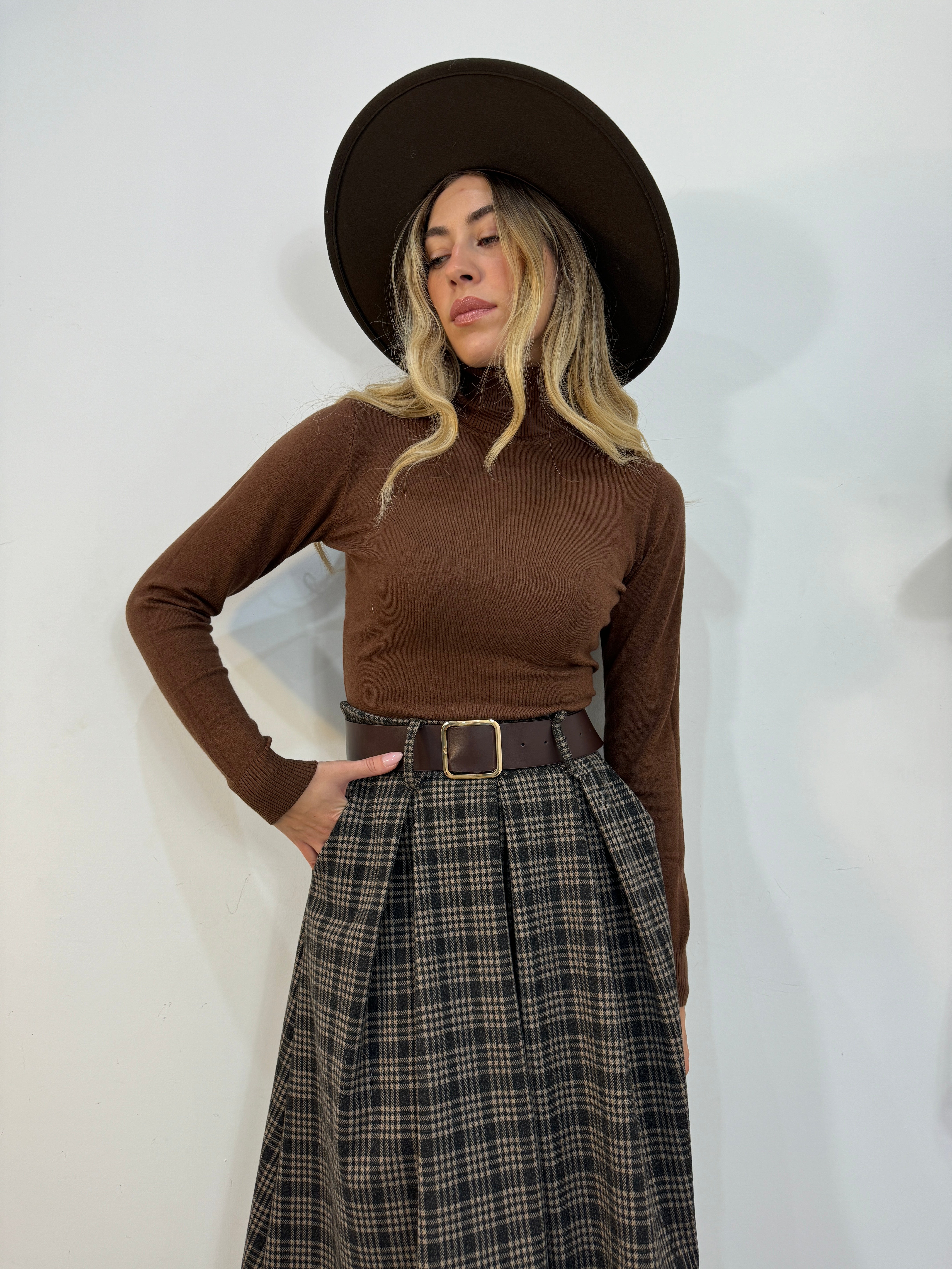 Maxi-gonna tartan