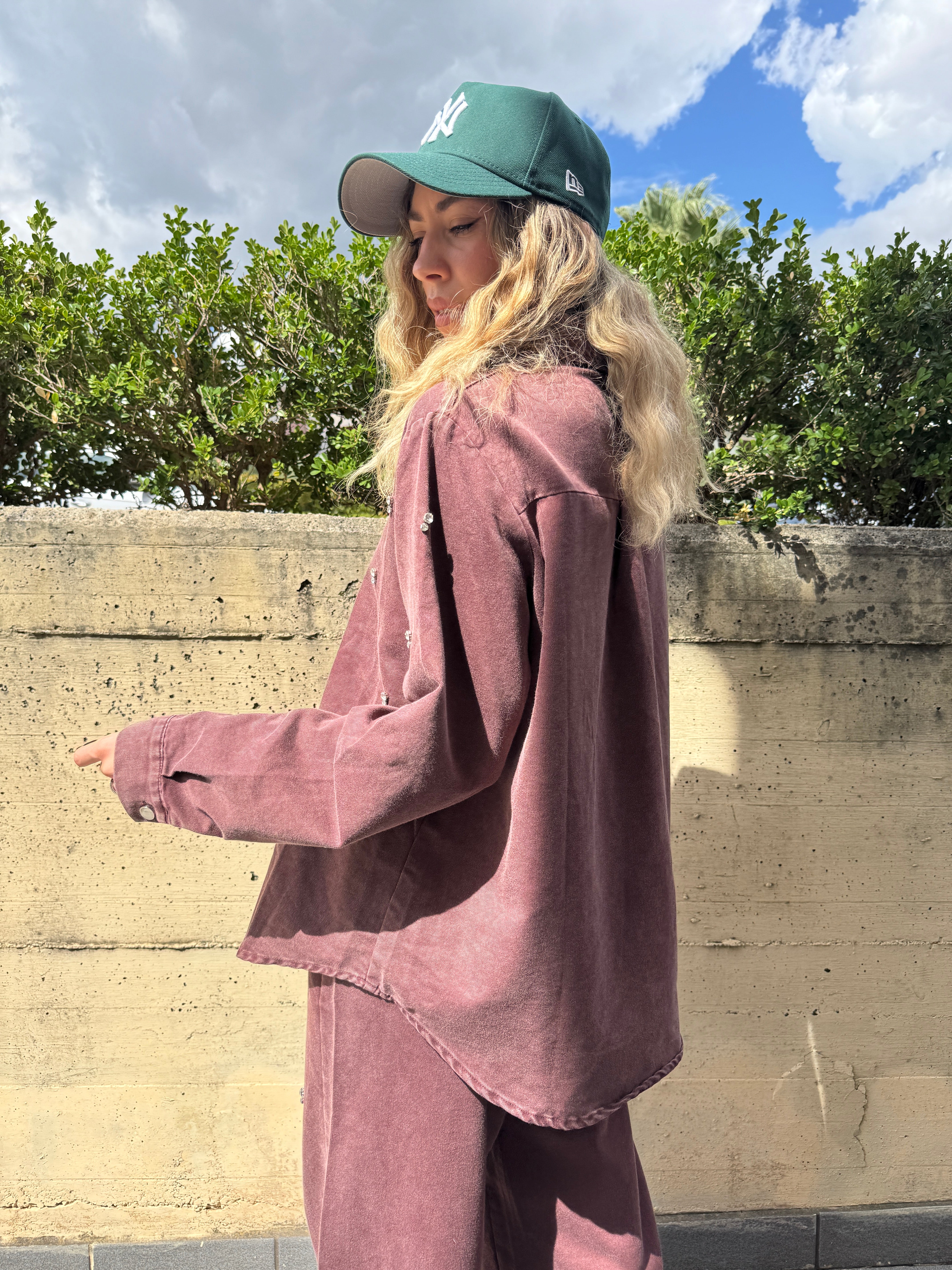 Coordinato Denim prugna