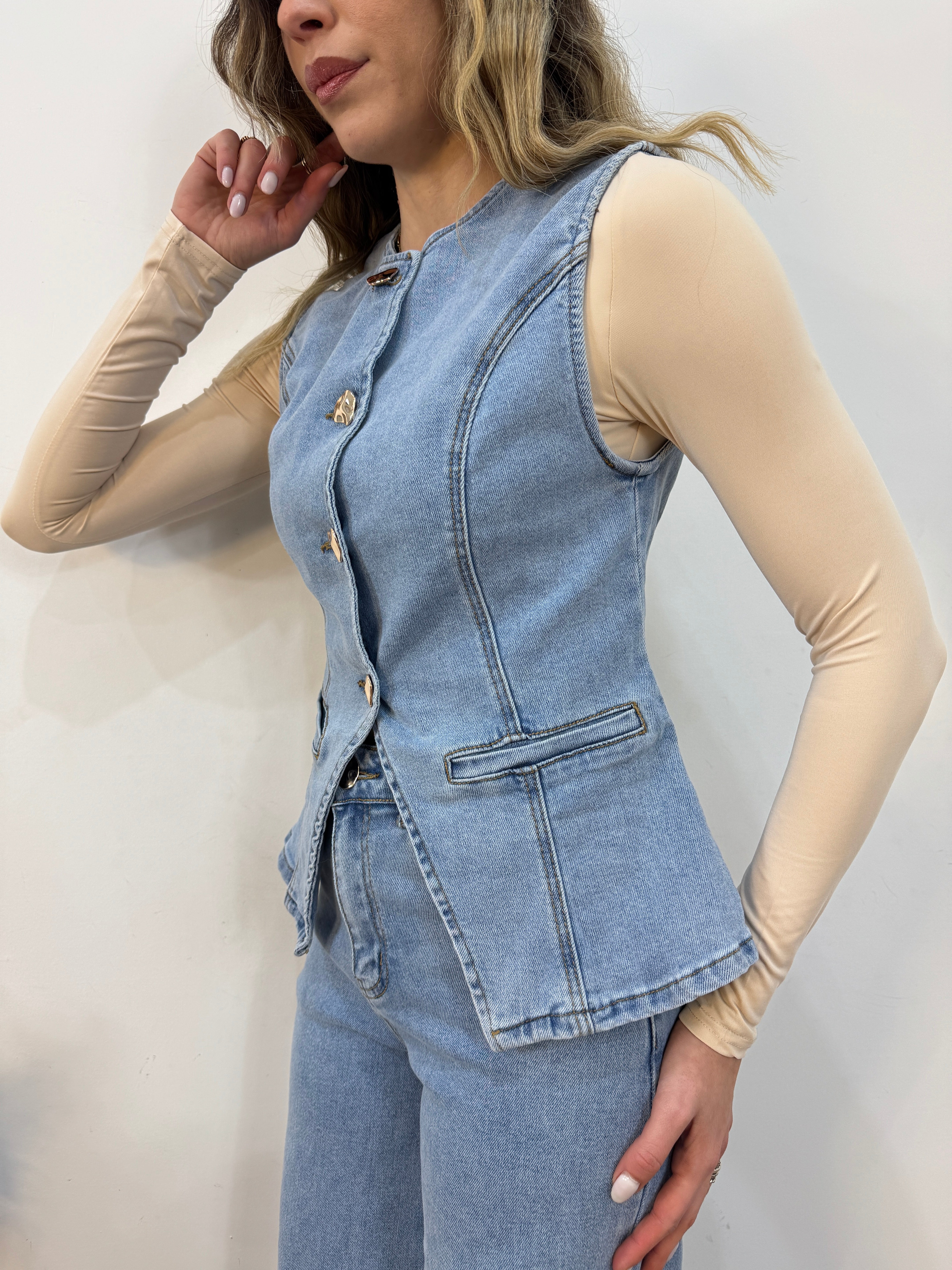 Coordinato denim luna