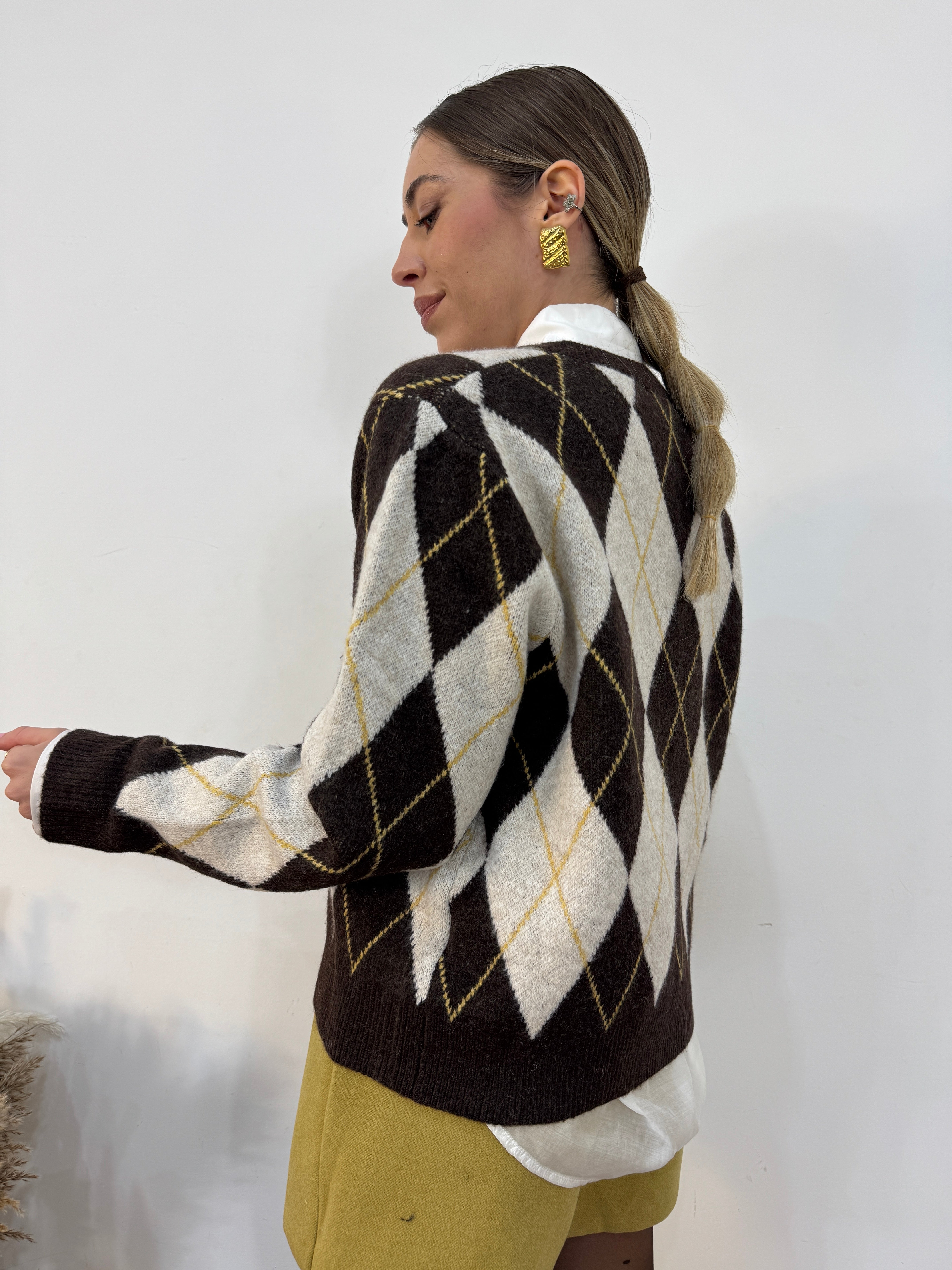 Cardigan Regina di scacchi