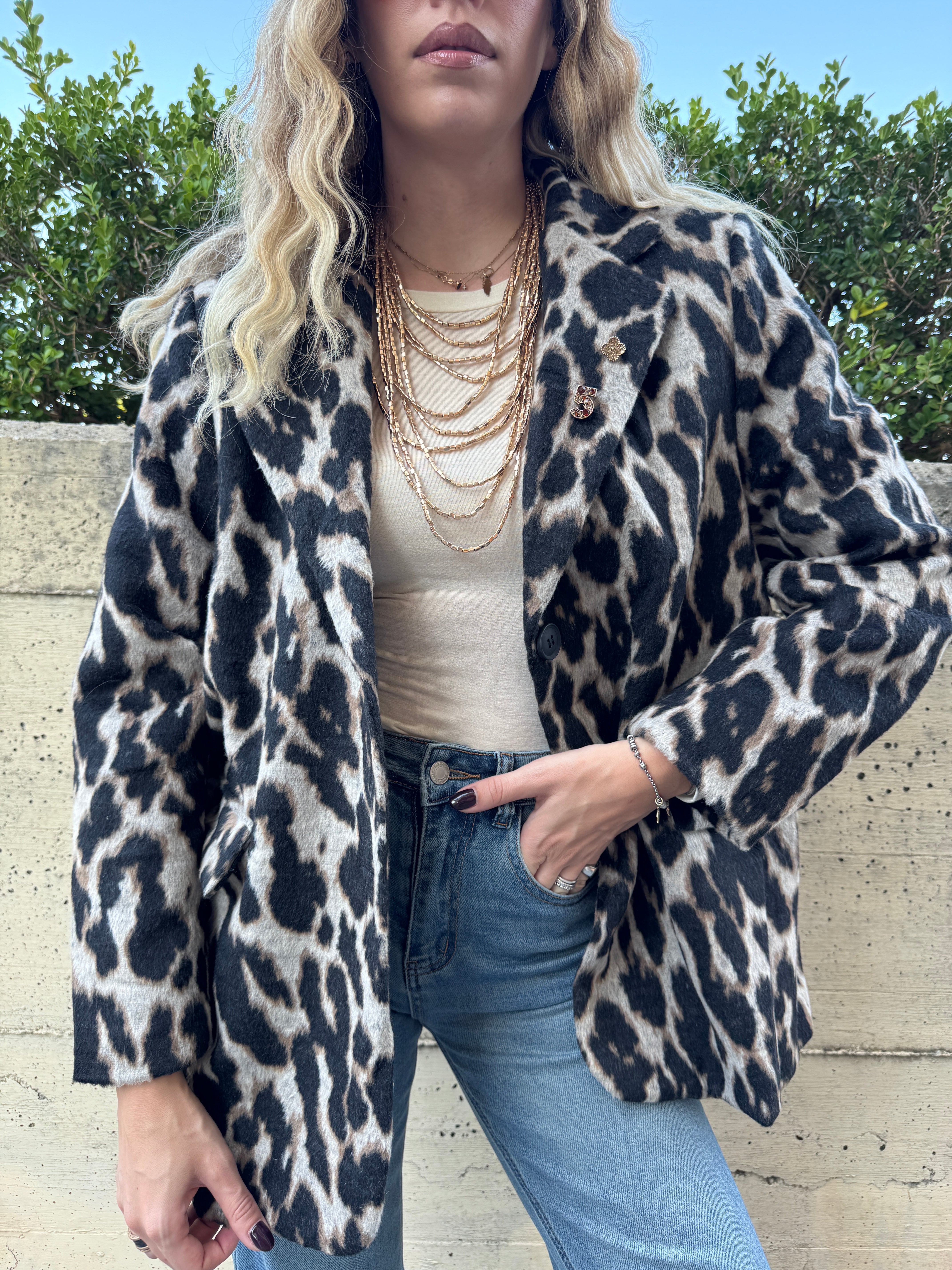 Giacca-cappotto tiger