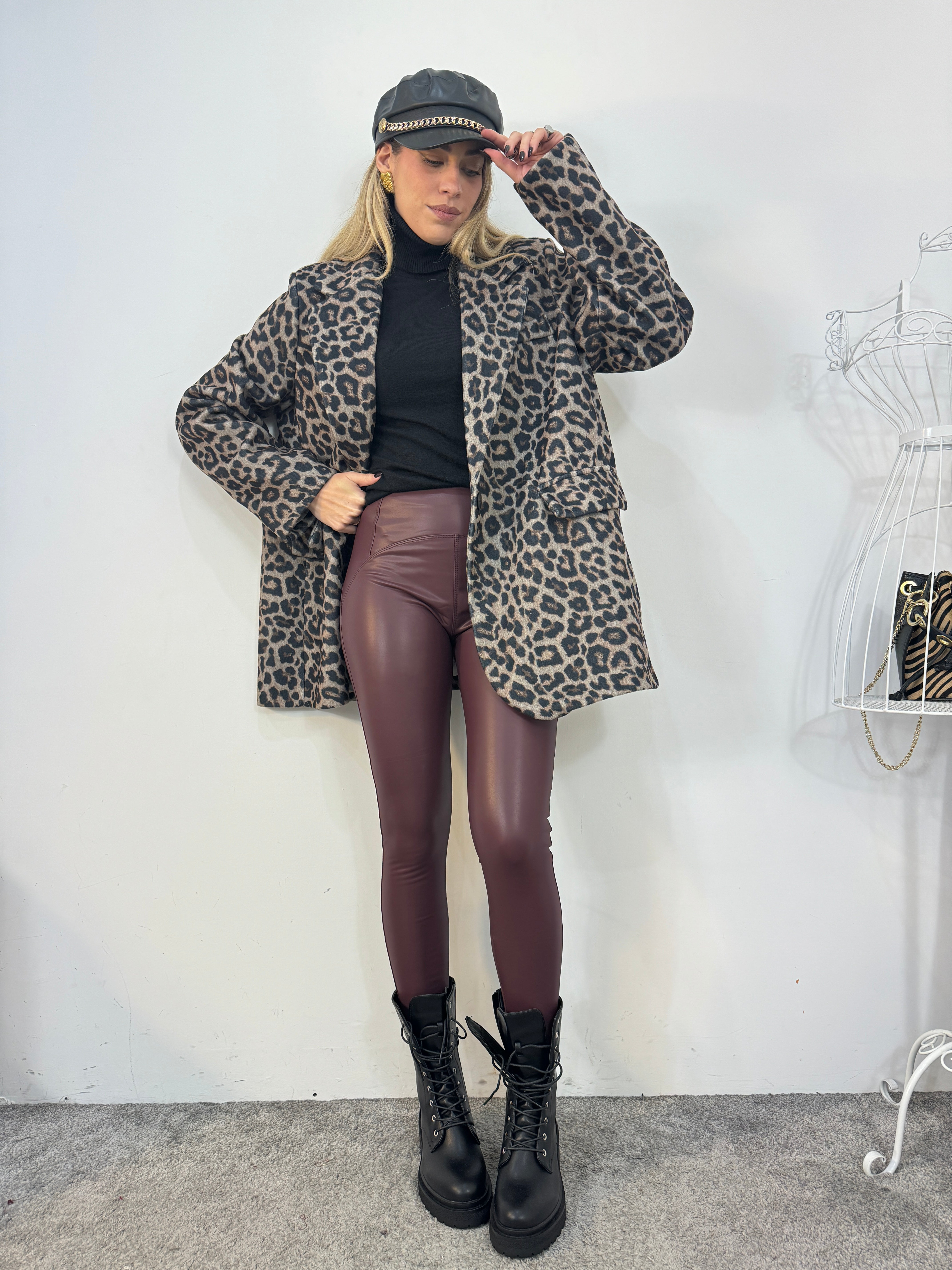 Leggings Borgogna