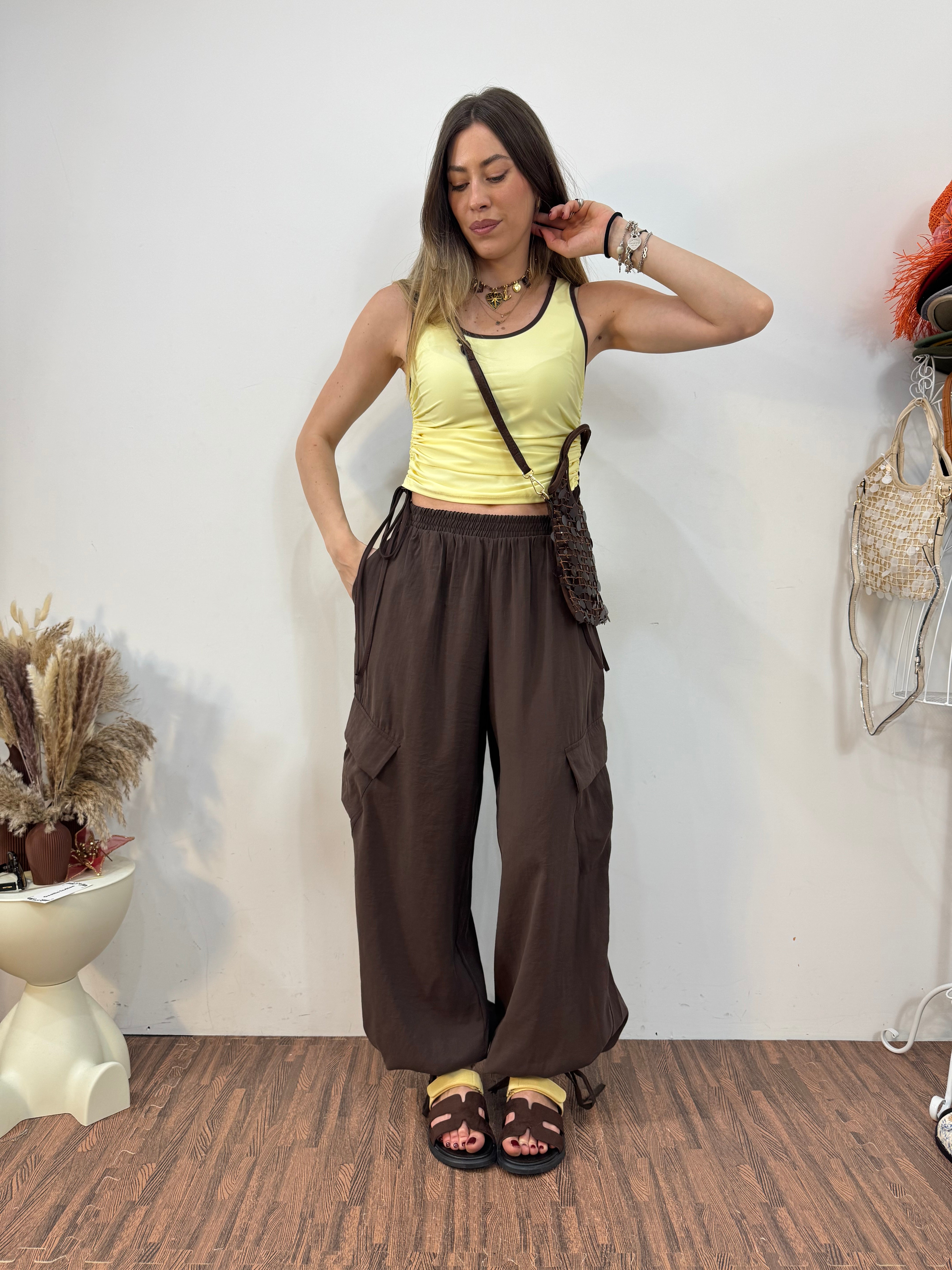 Pantalone cacao soft