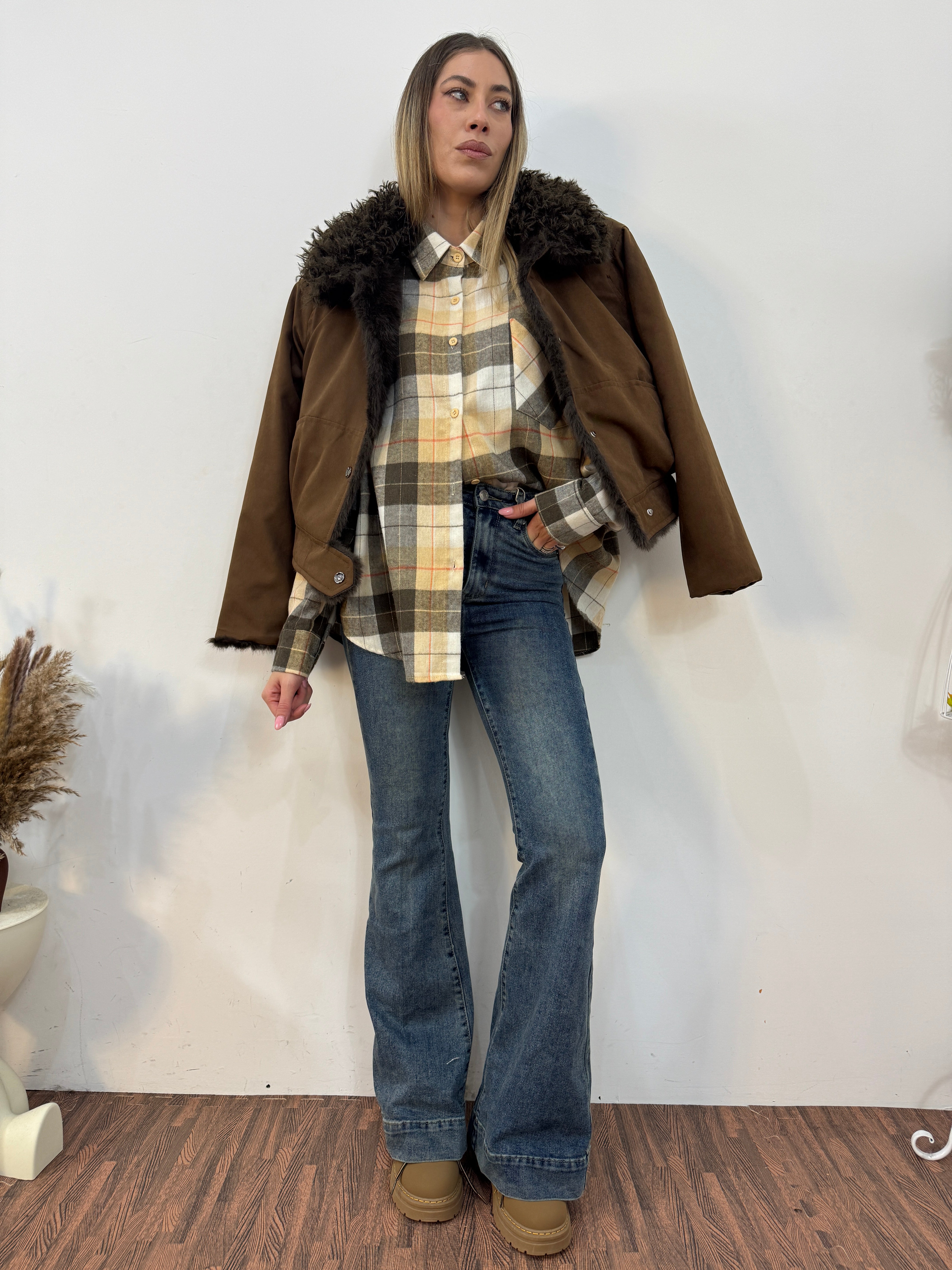 Camicia mountain yellow