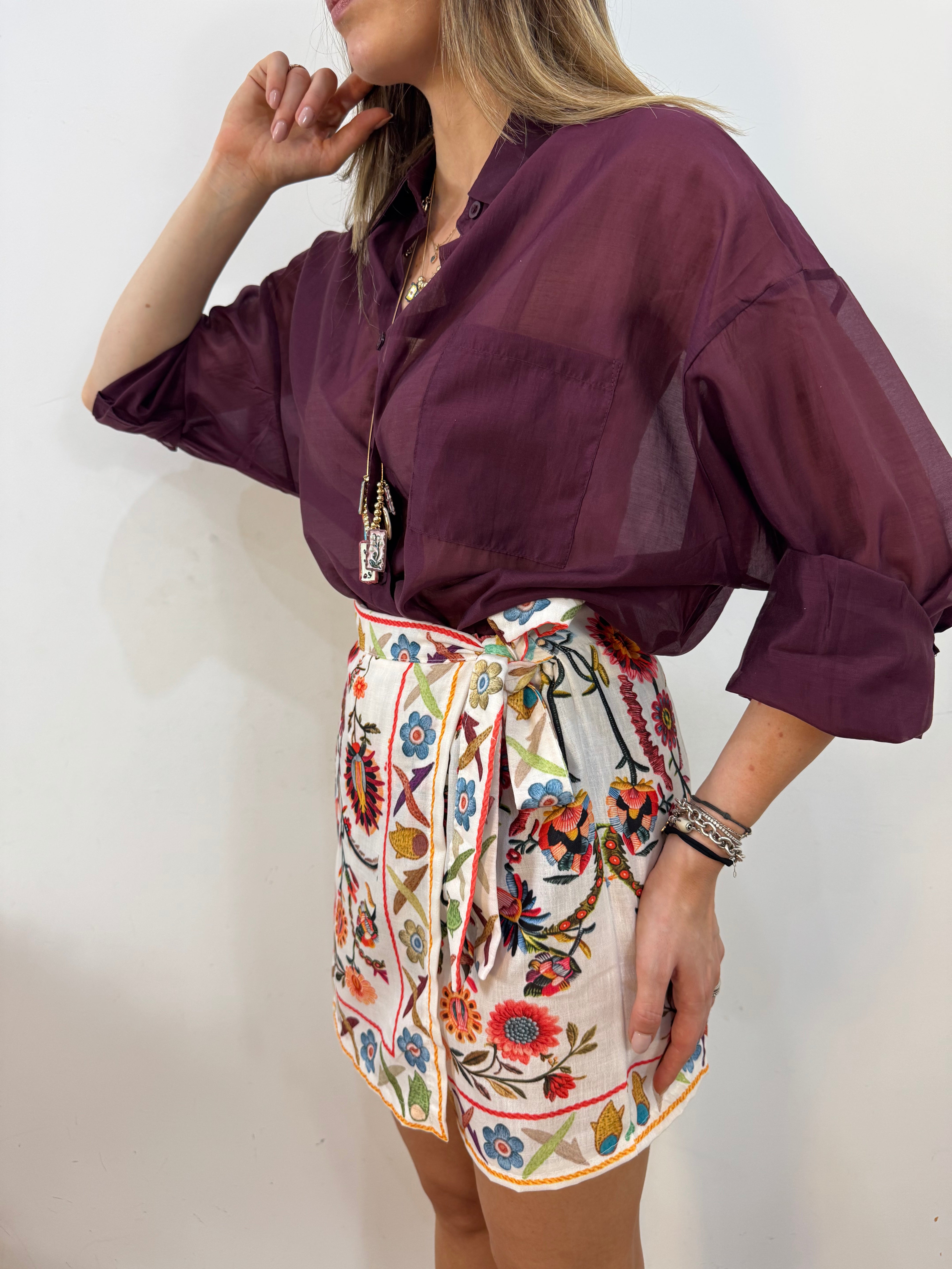 Camicia rainbow