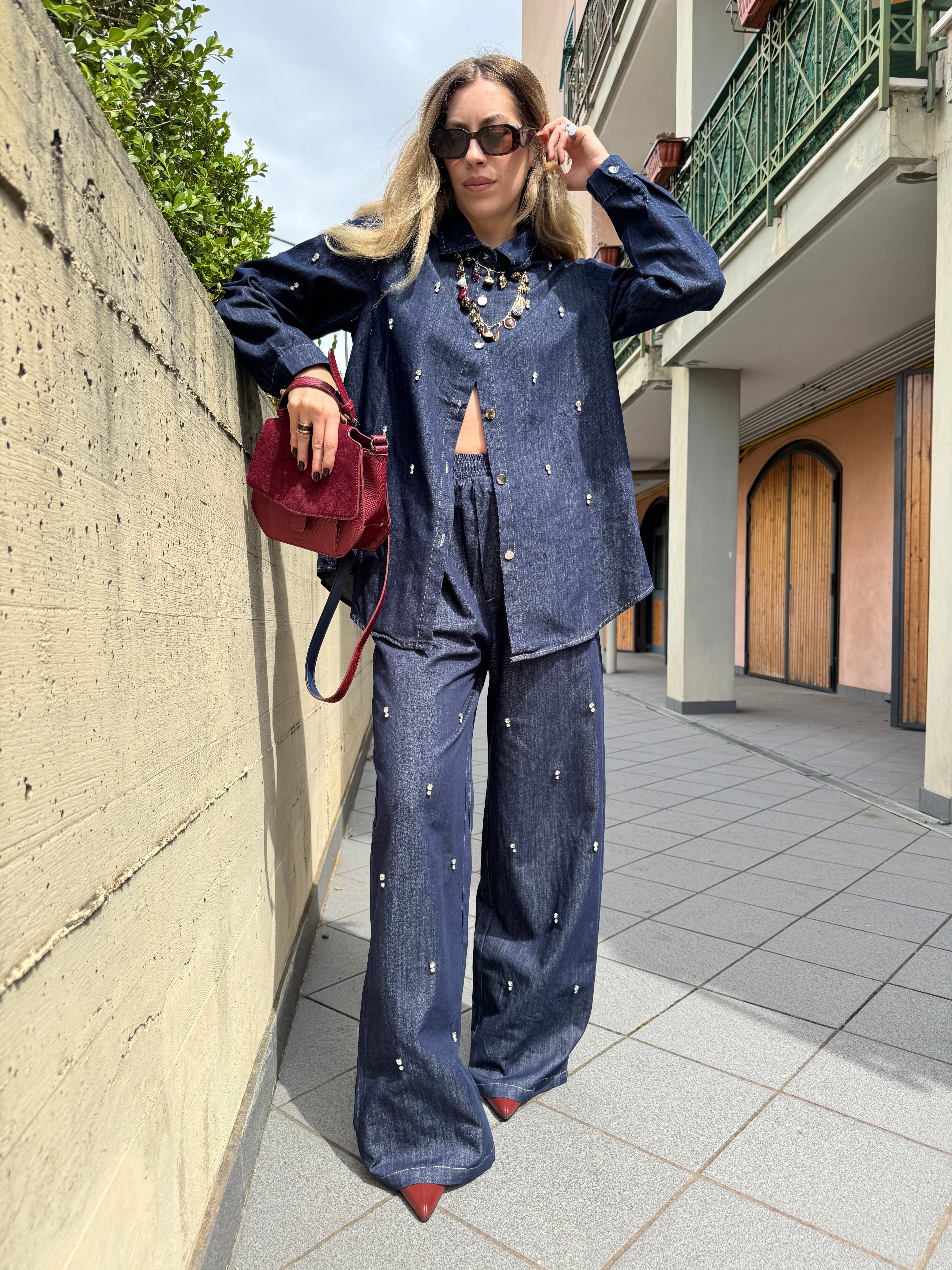 Coordinato Denim dark shine