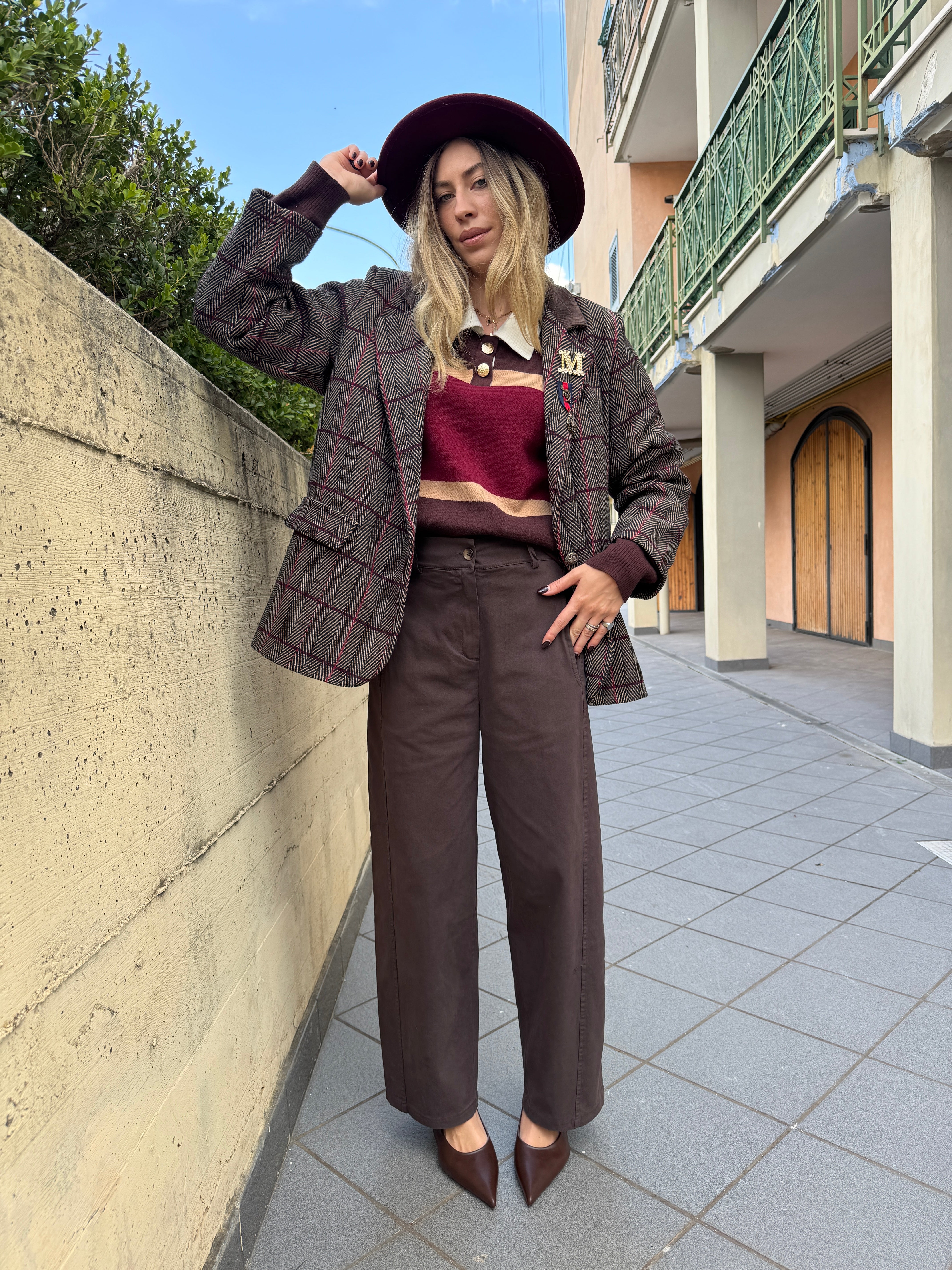 Maglia bordeaux Harvard