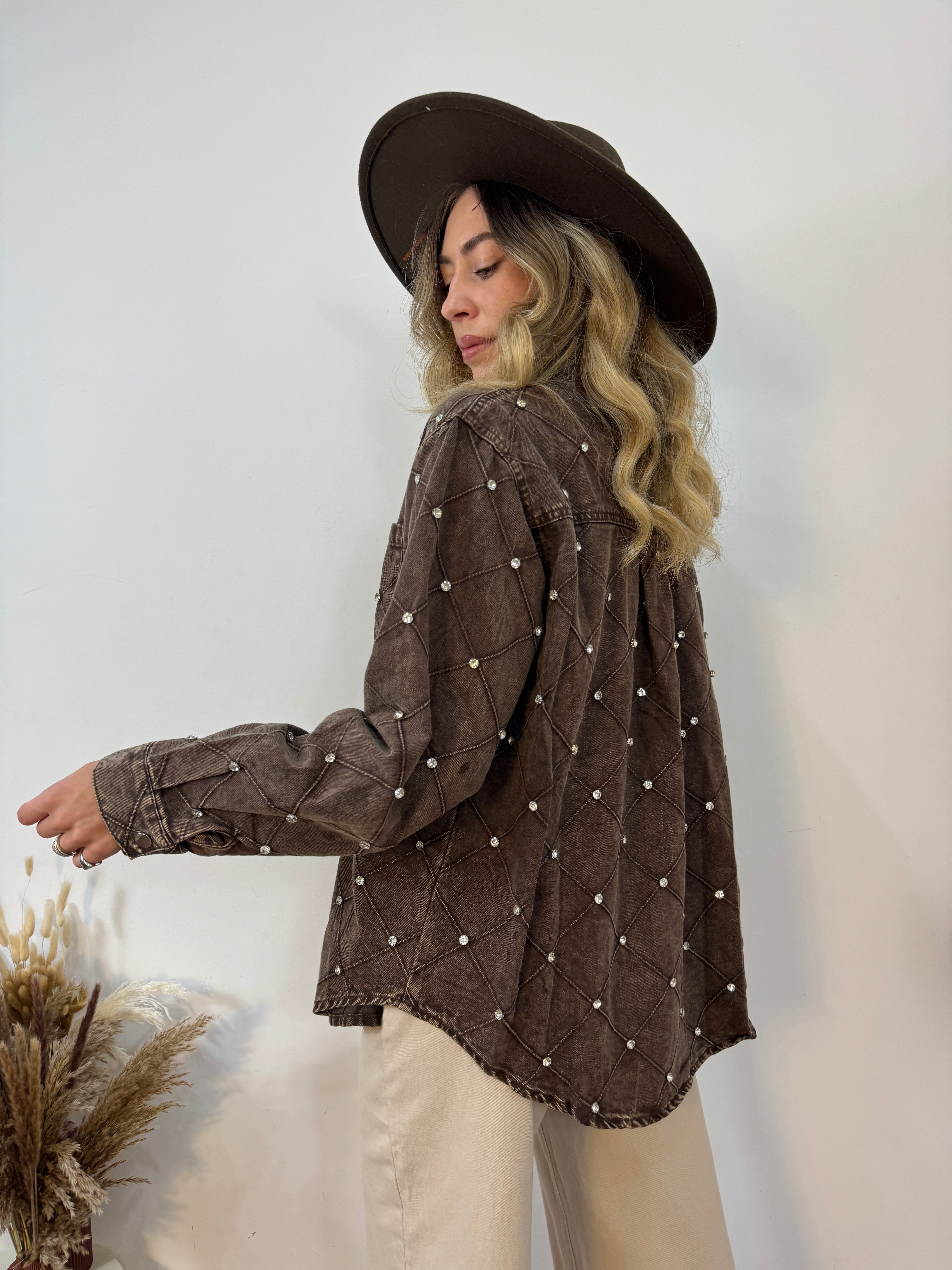 Camicia rombi gioiello