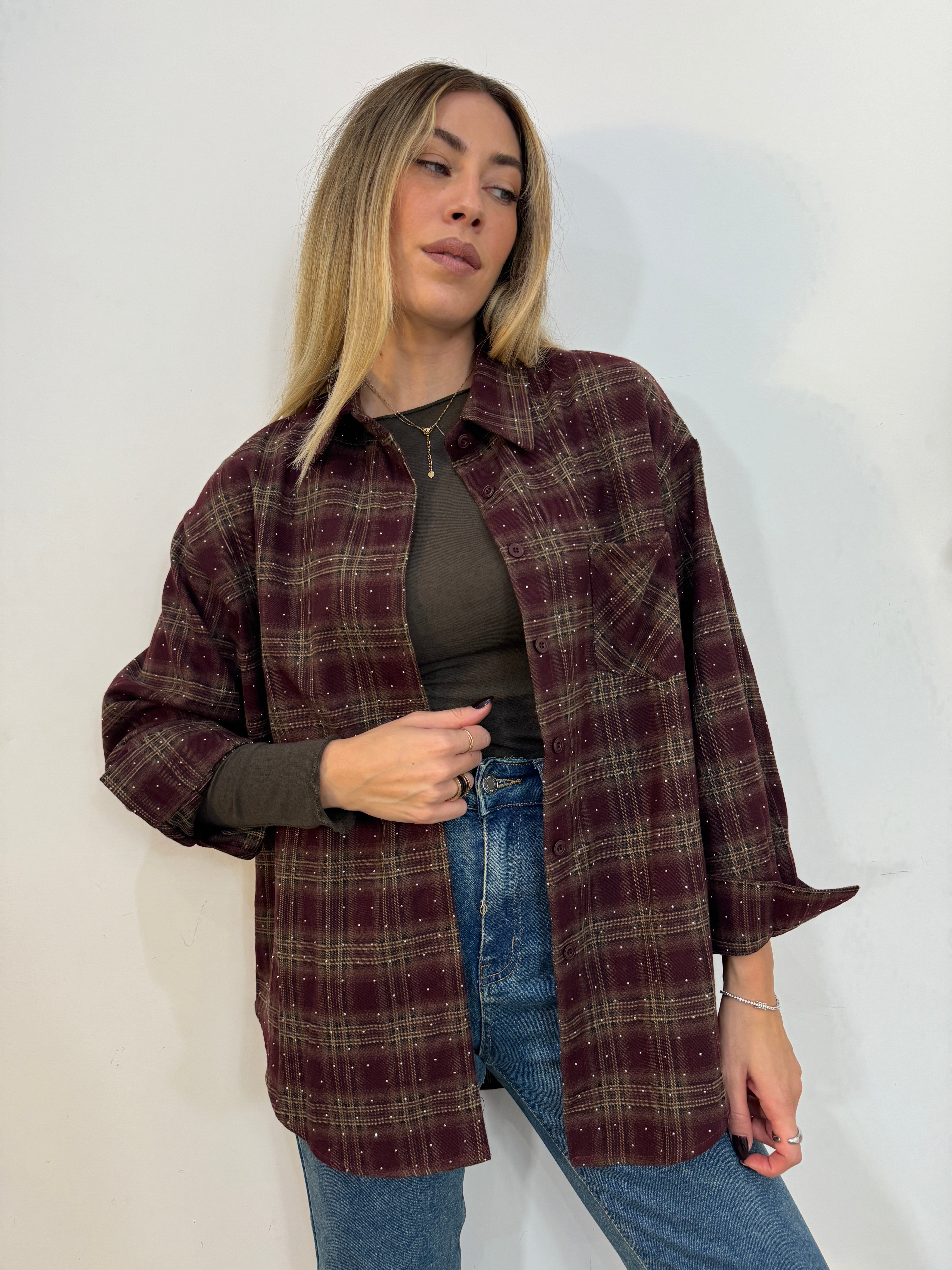 Camicia tartan luce