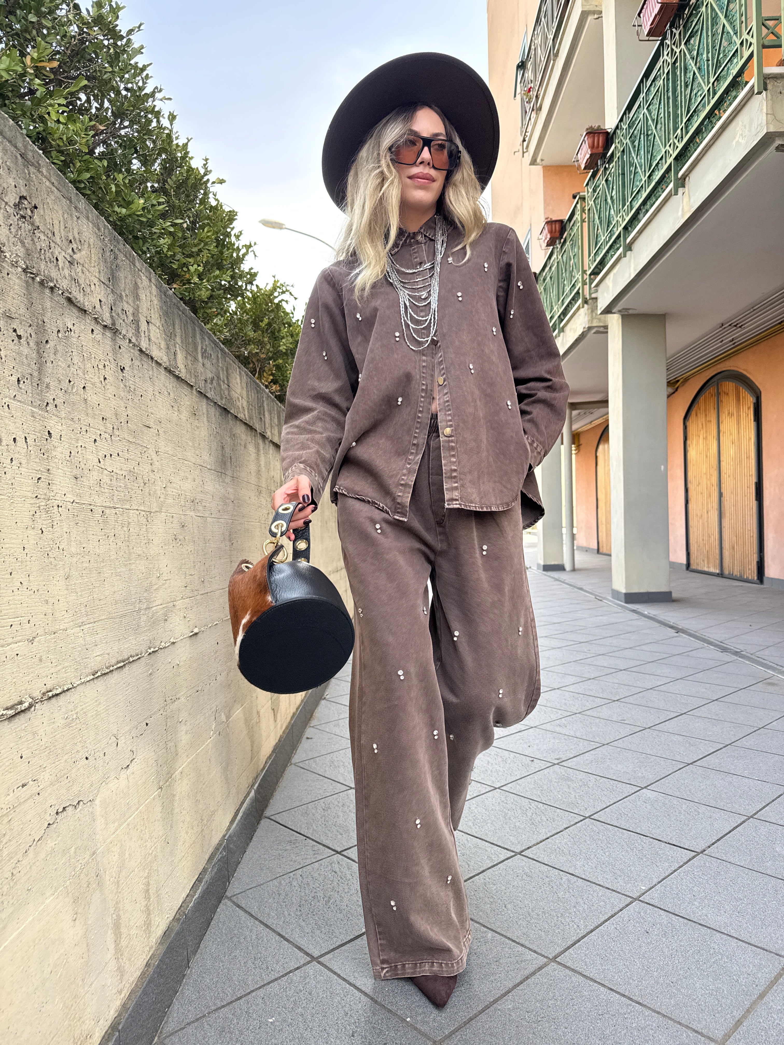 Coordinato Denim chocolate