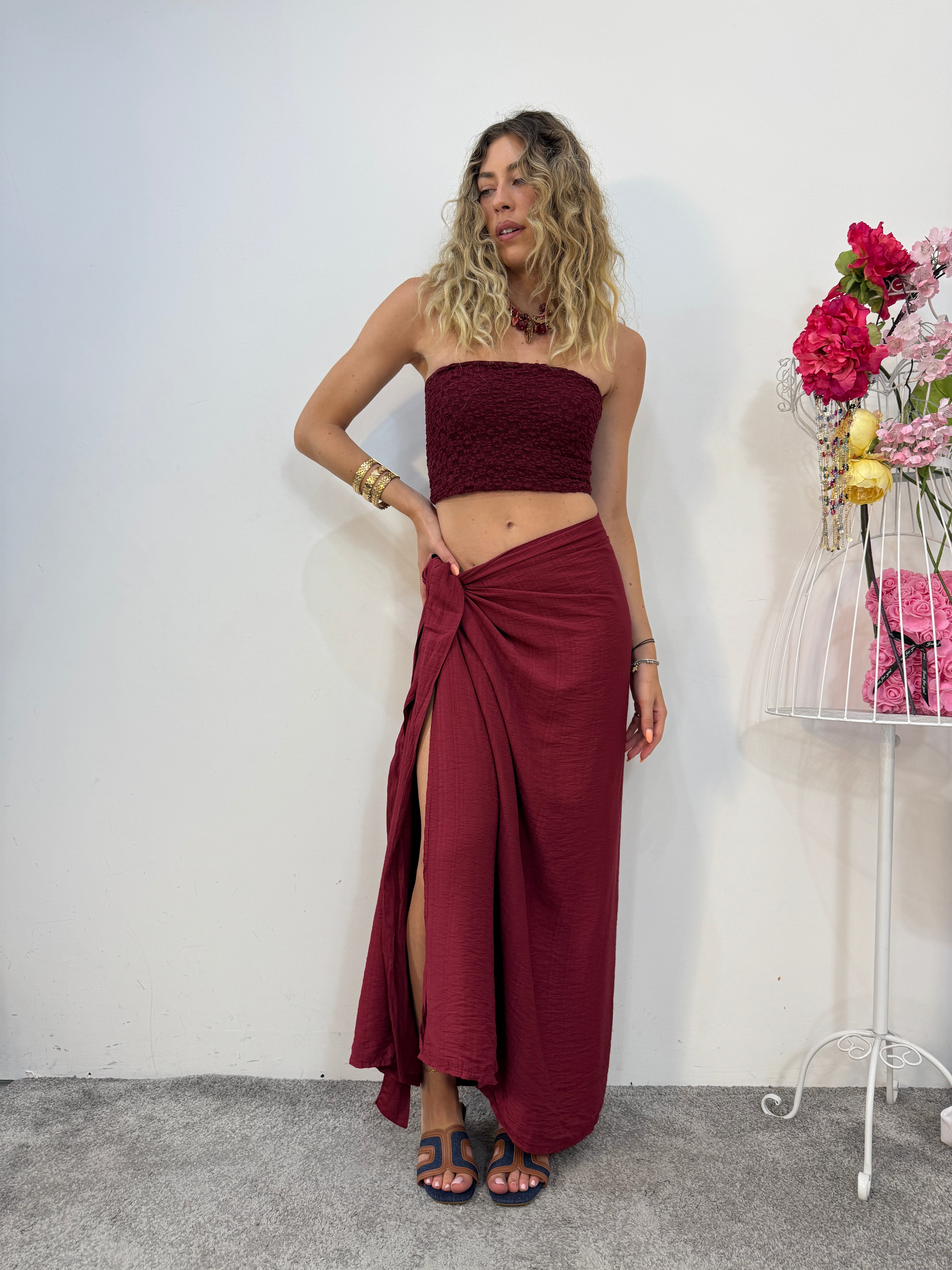 Maxi-gonna pareo