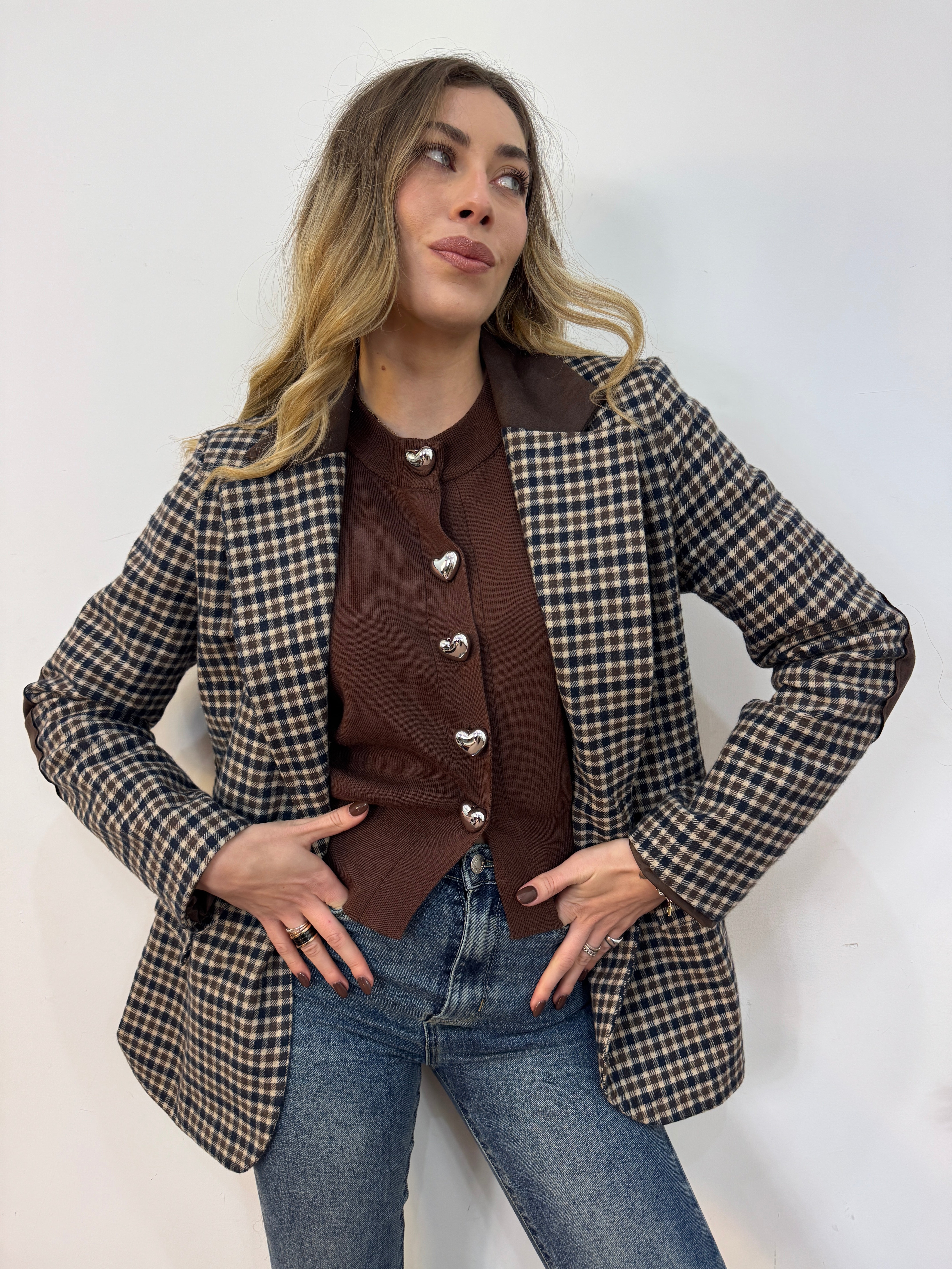 Cardigan cuoricino