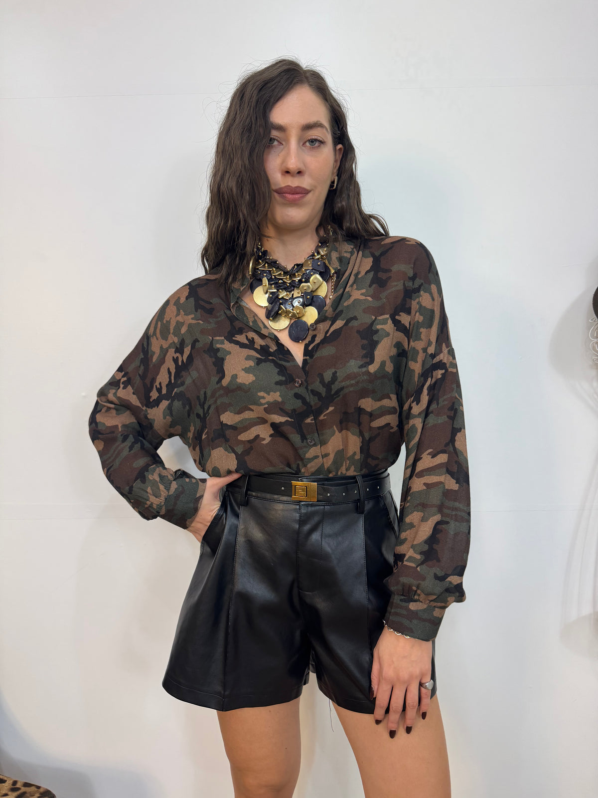 Camicia Feline camouflage
