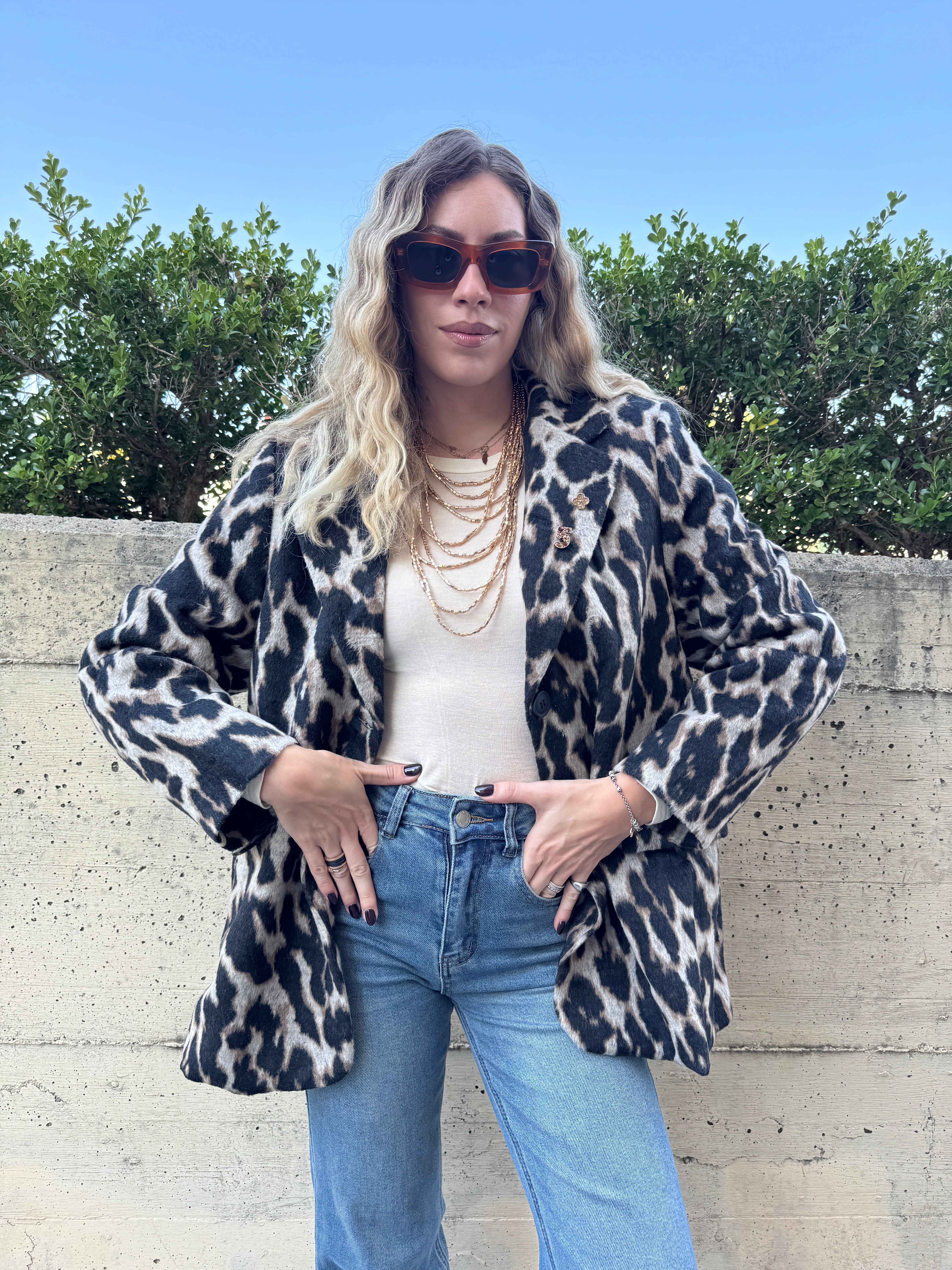 Giacca-cappotto tiger