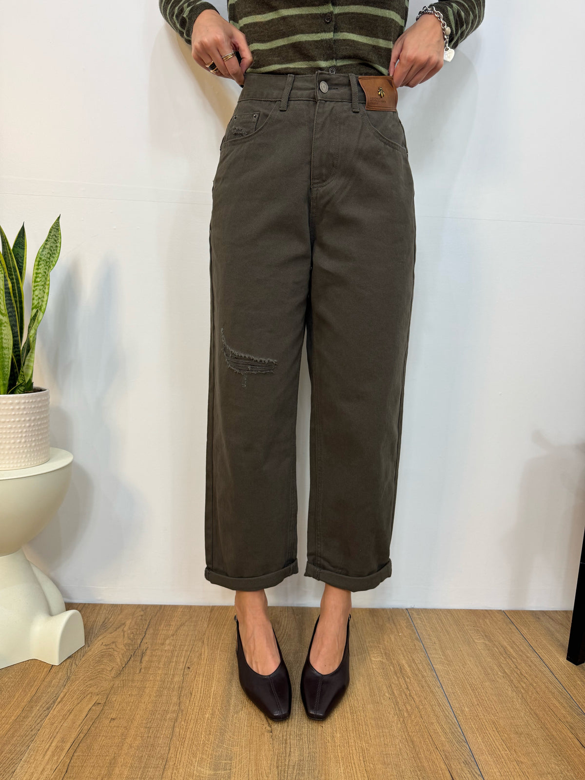 Jeans Teddy Olive