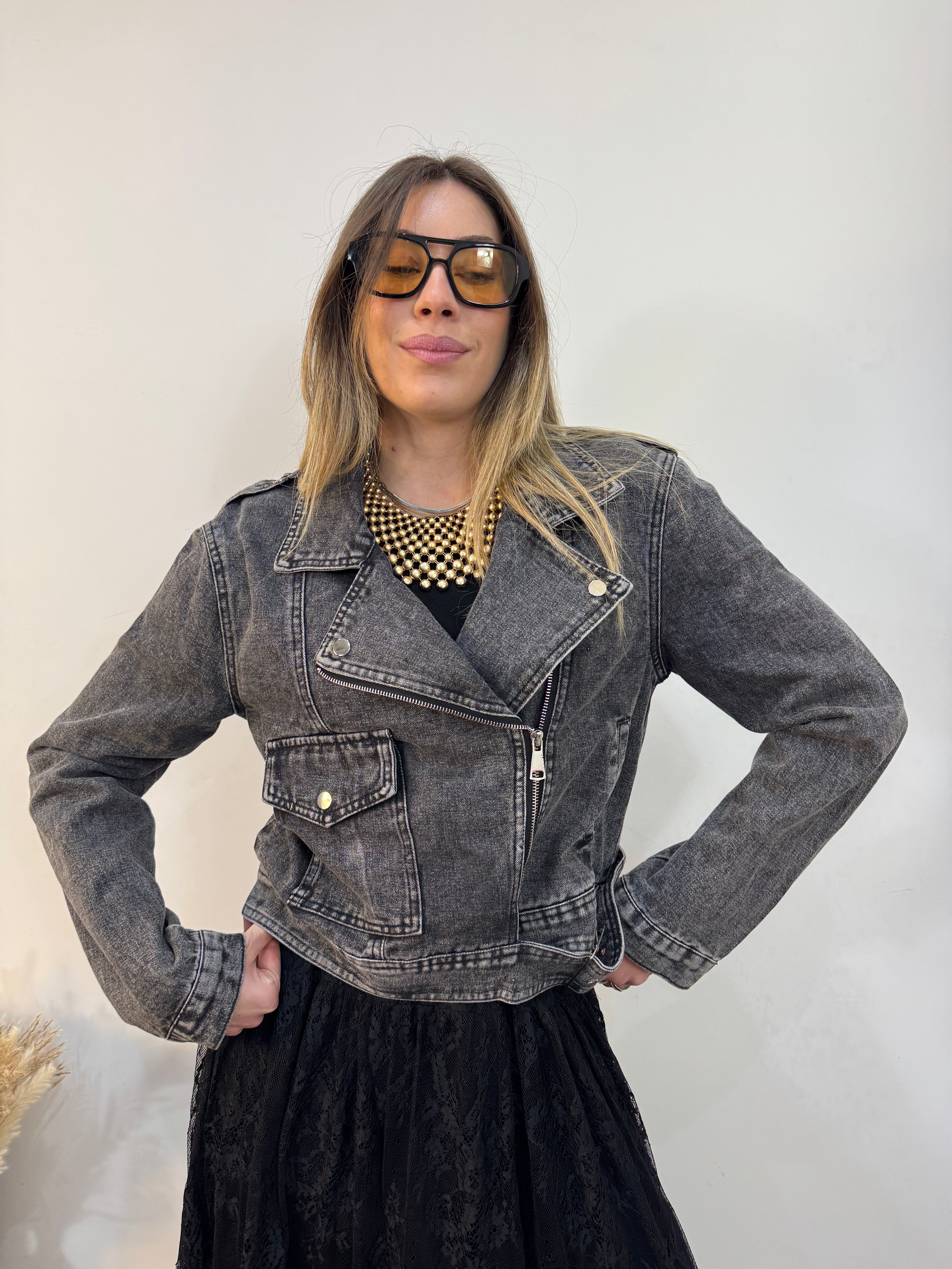 Chiodo denim