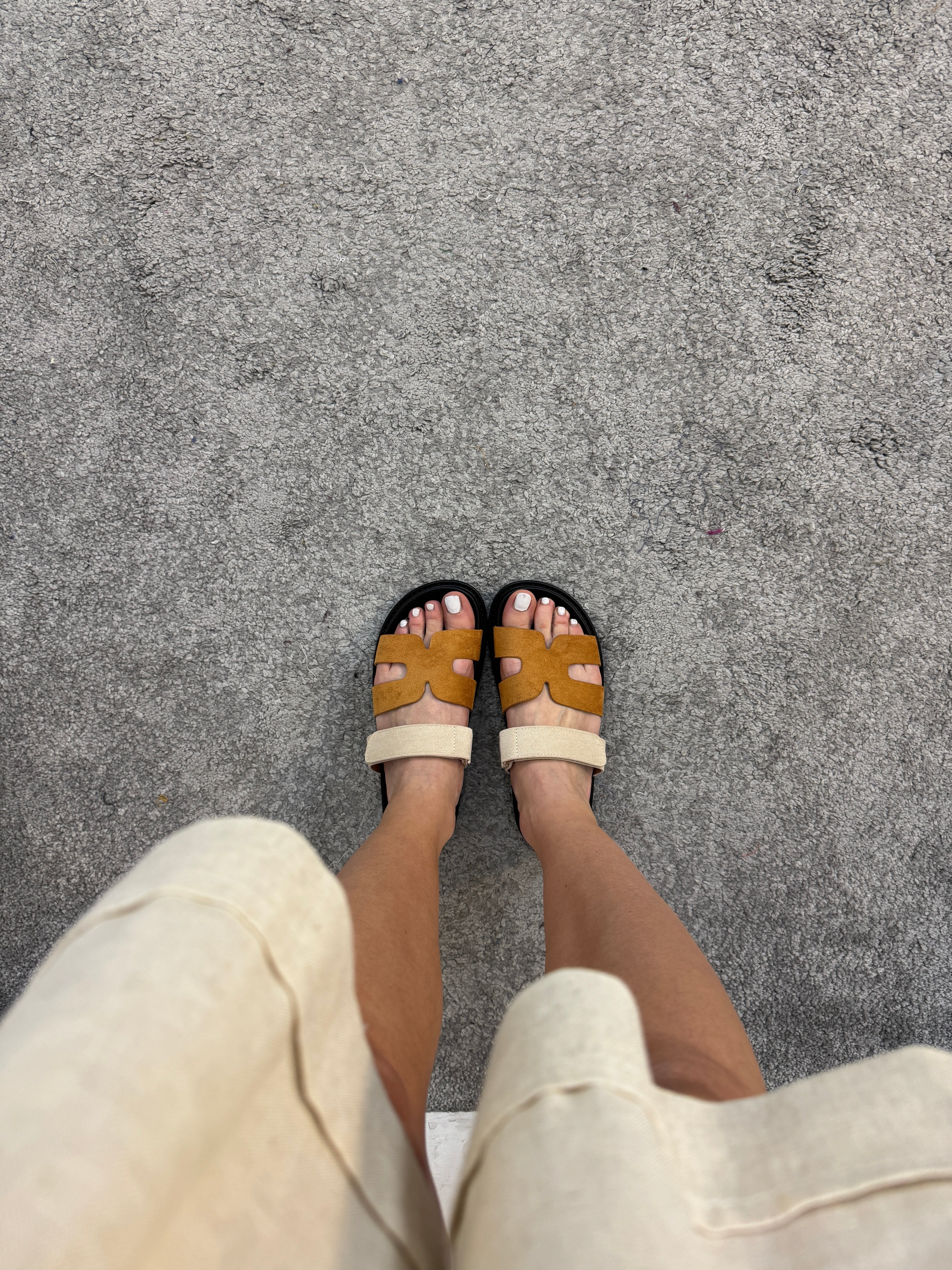 Sandalo bicolor cream