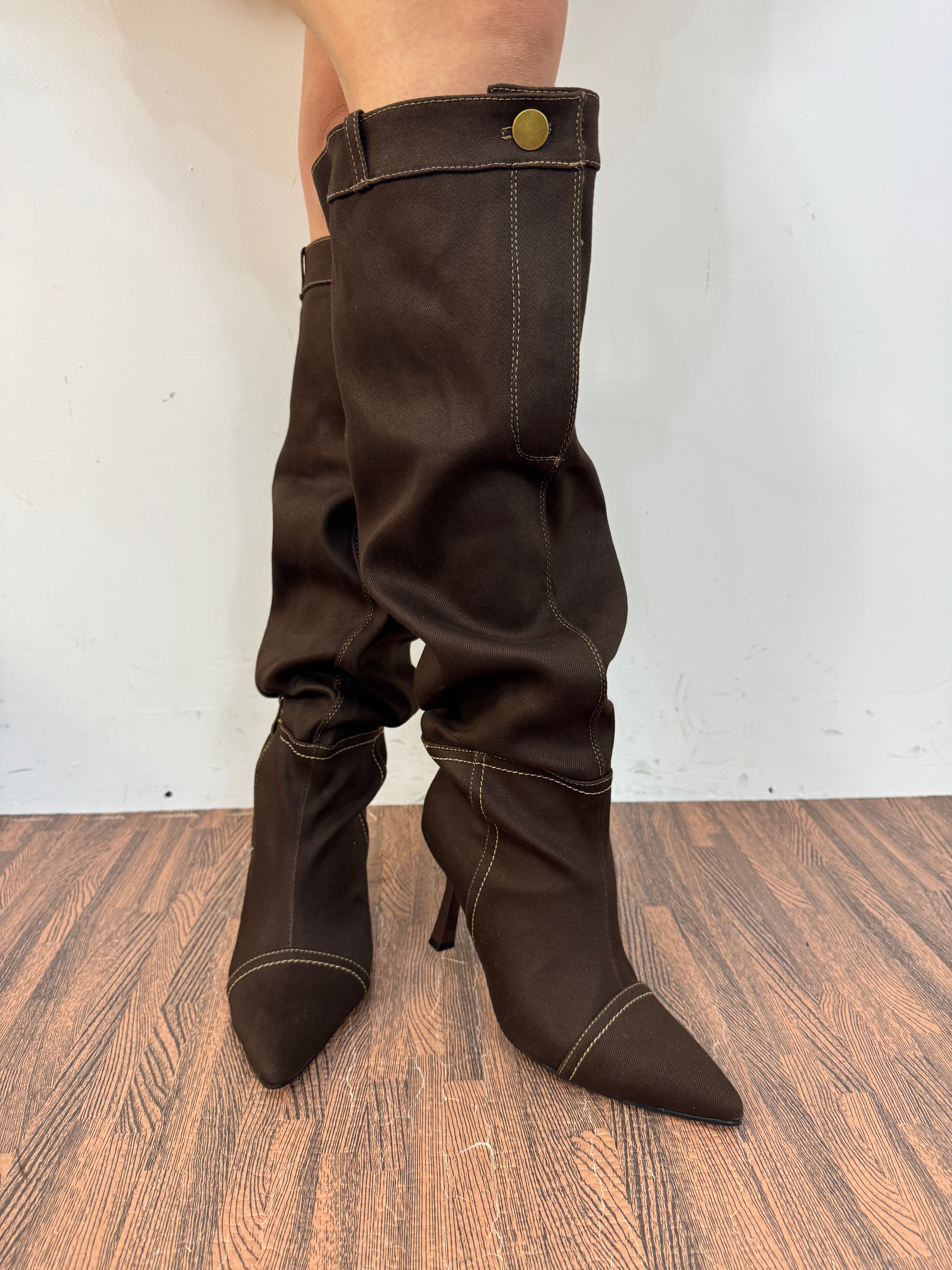Stivale Denim brown