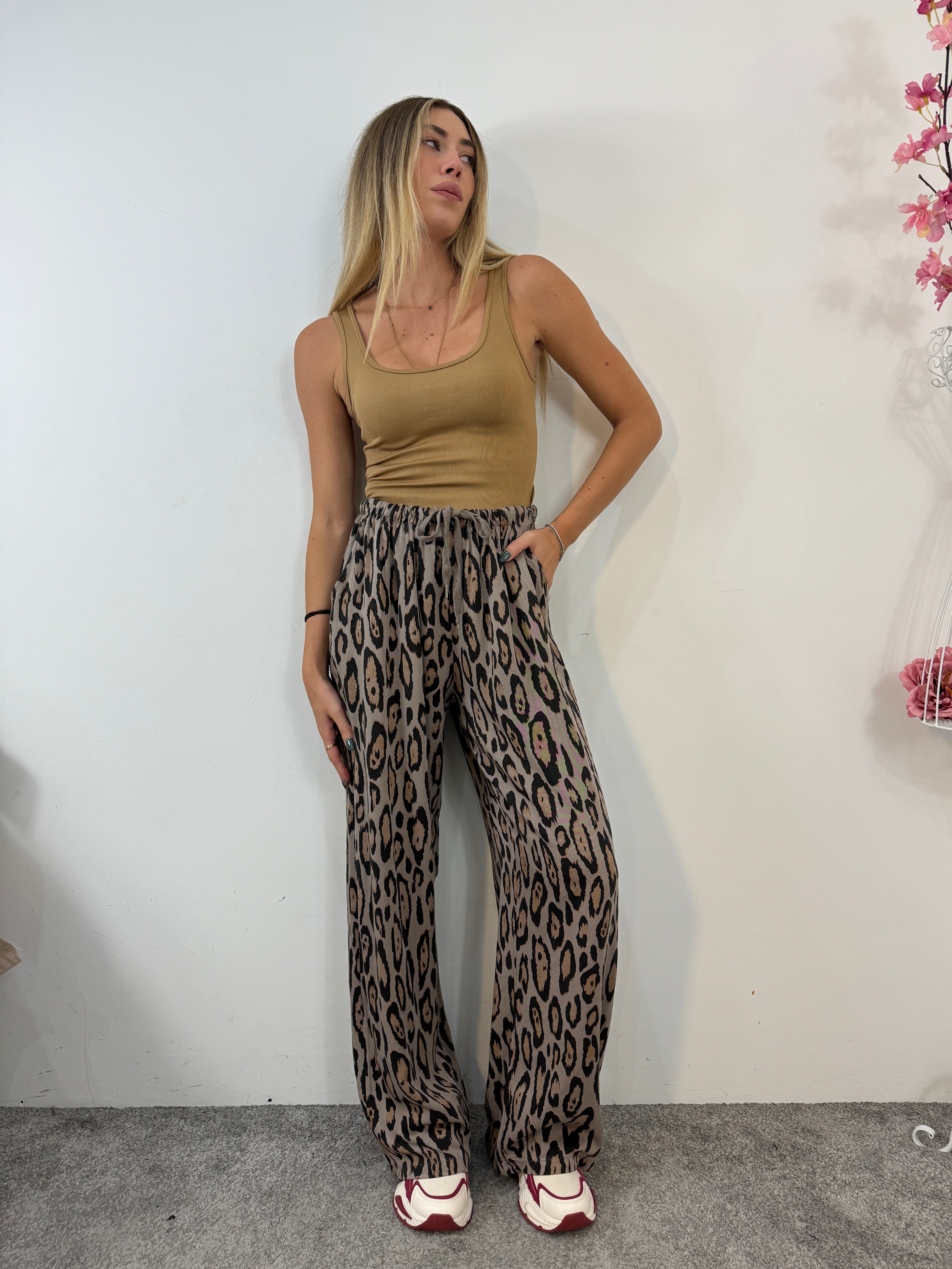 Pantalone glam macula