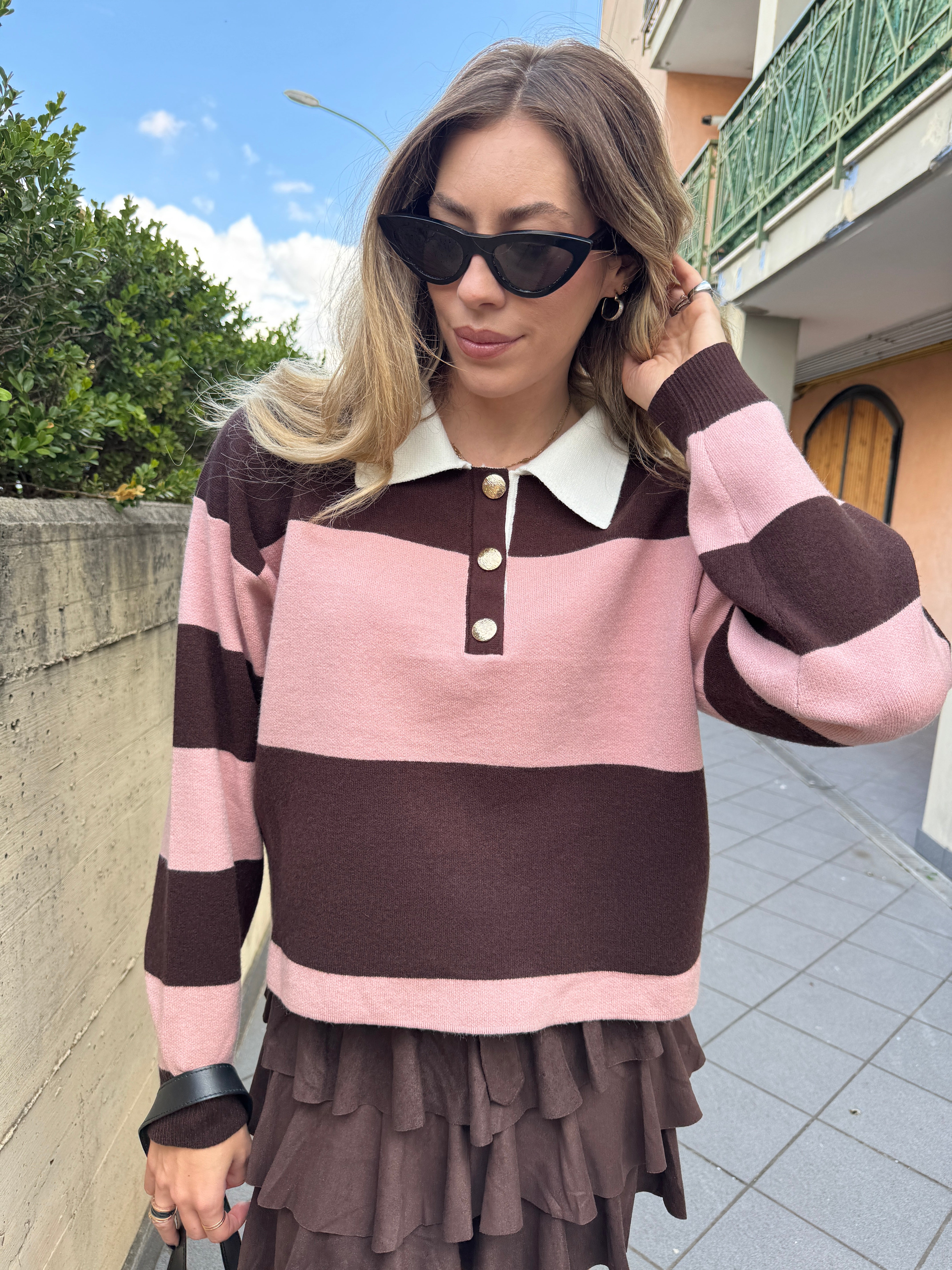 Maglia pink Harvard