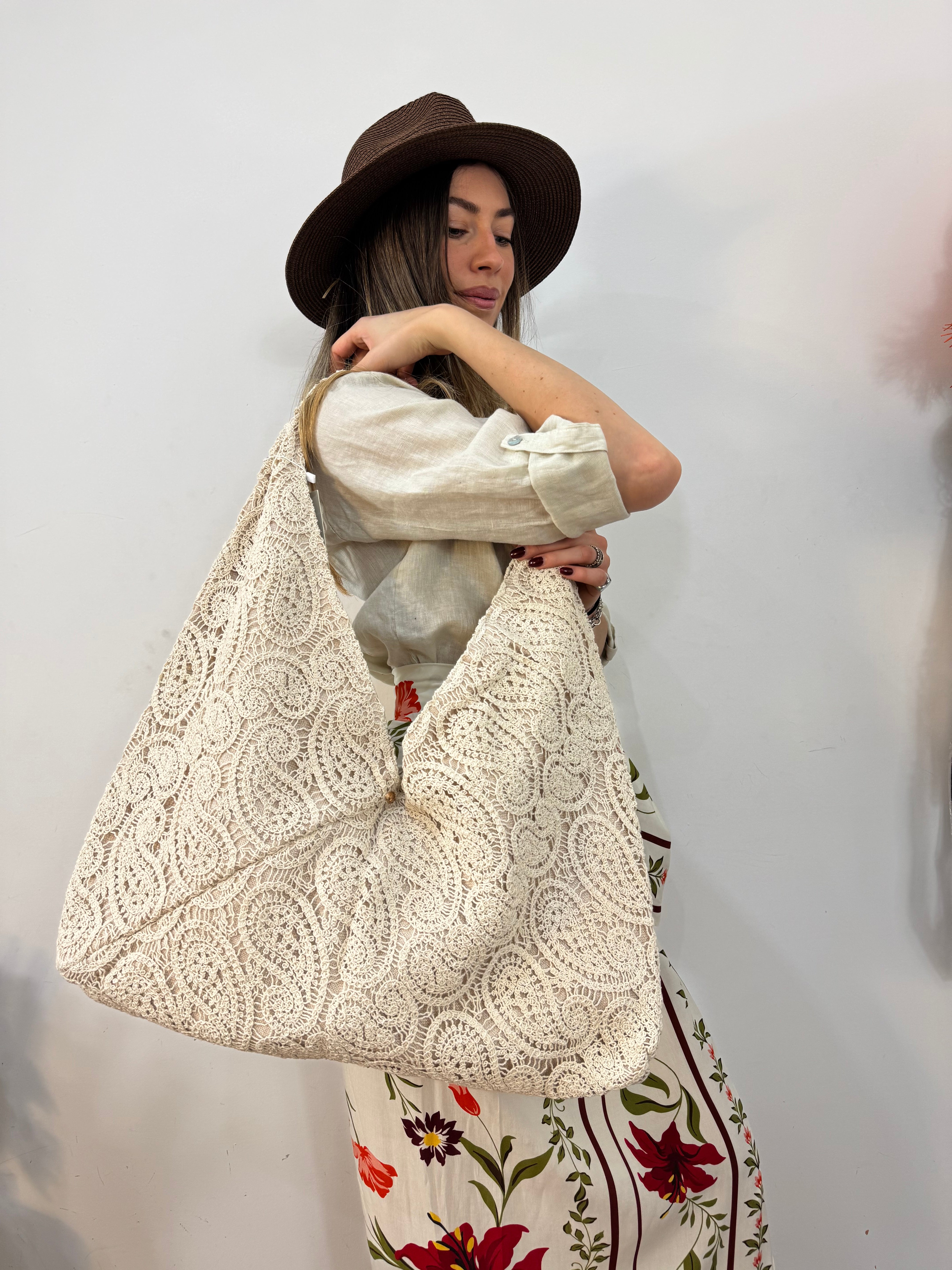 Maxi borsa macrame’