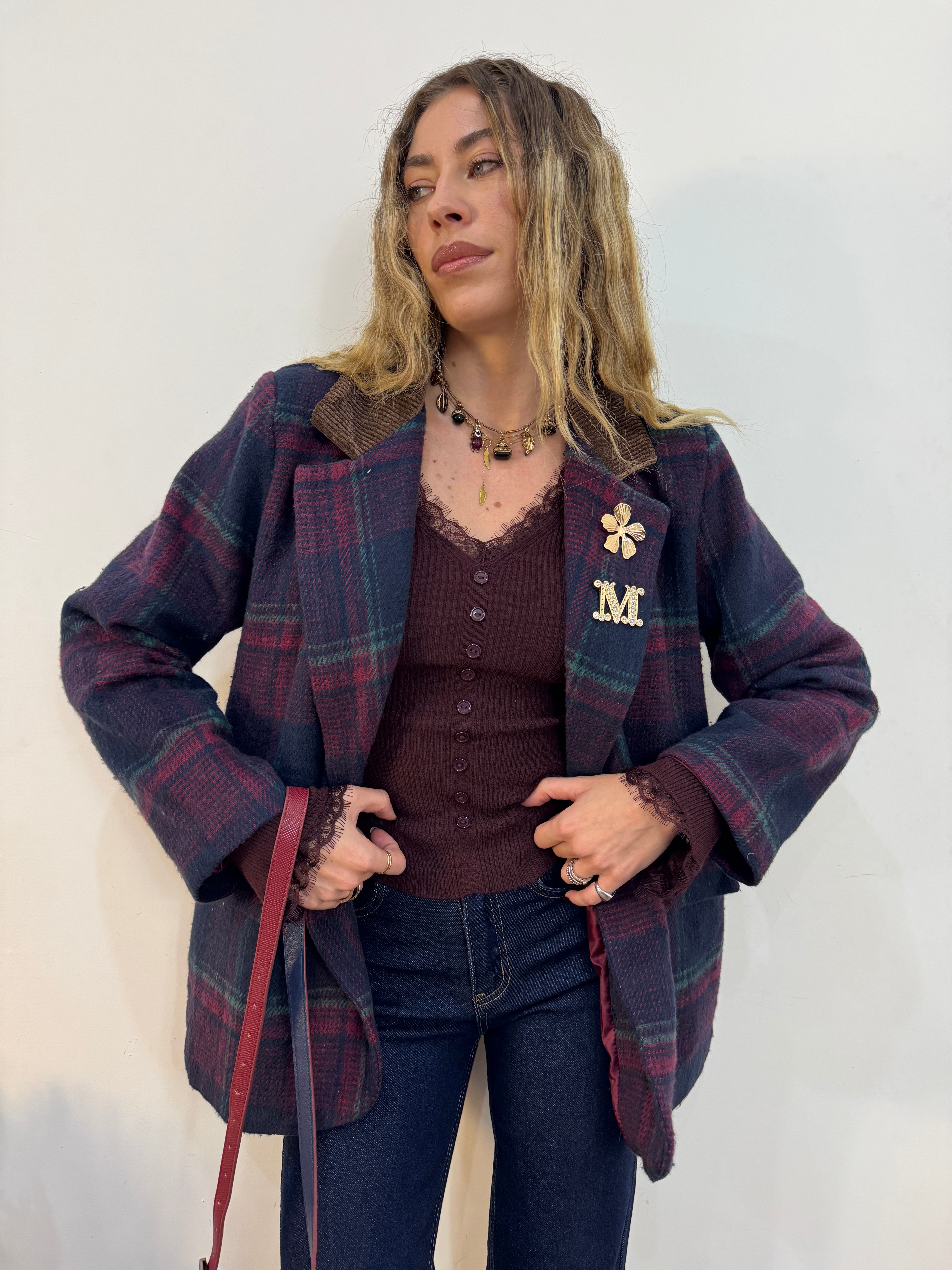 Giacca Gloss Bordeaux