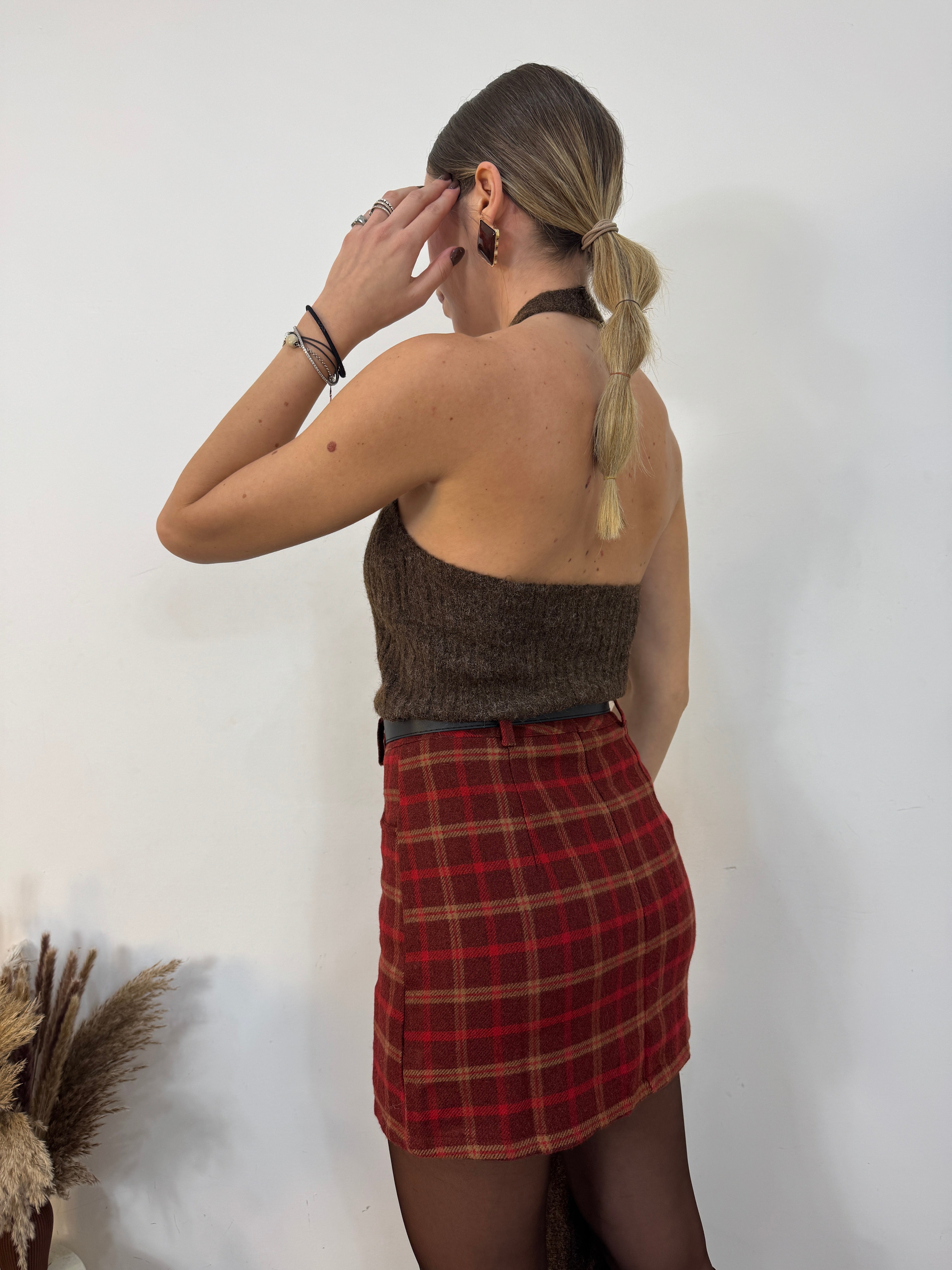 Minigonna scacchiera