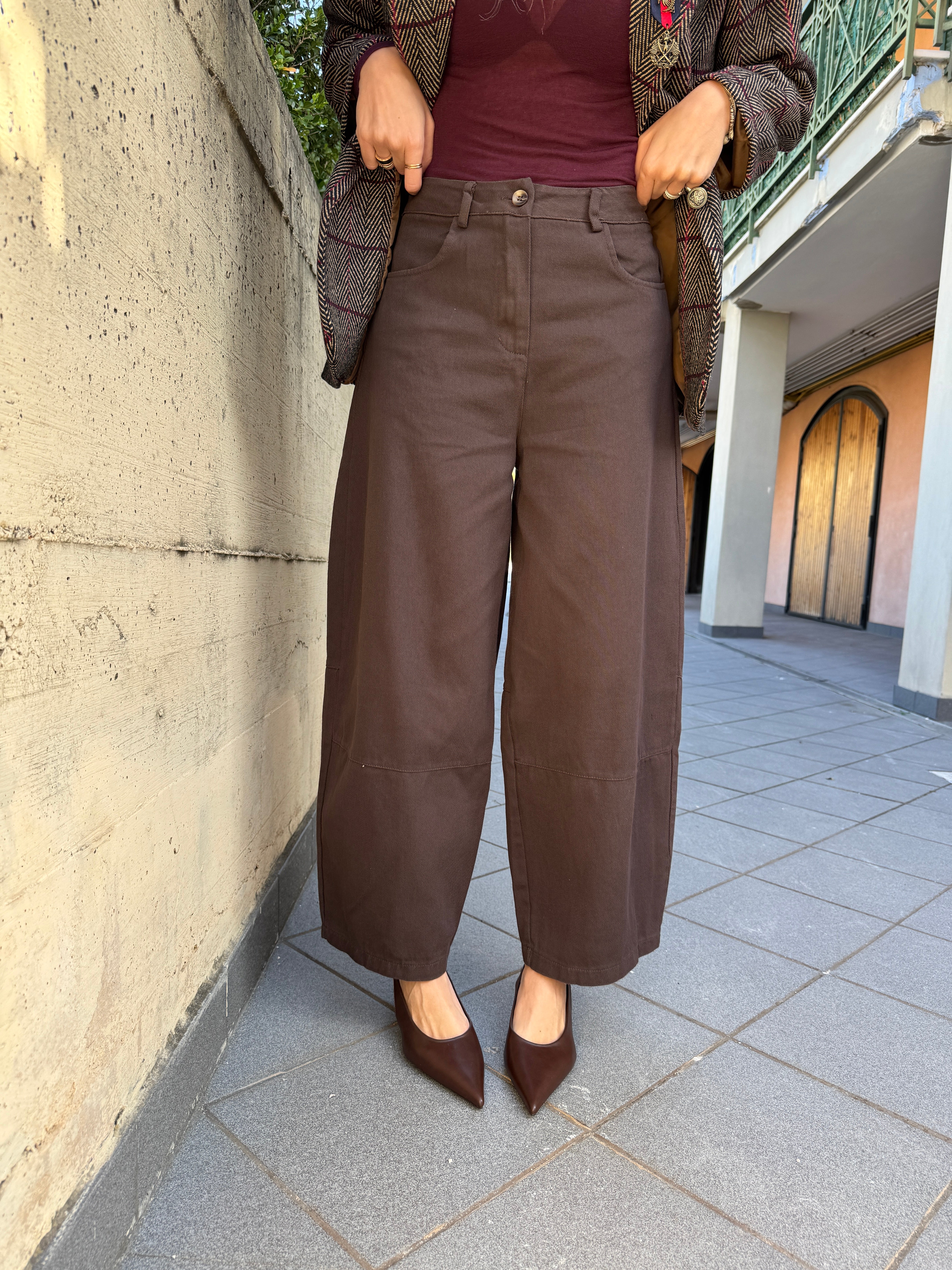 Jeans castagna