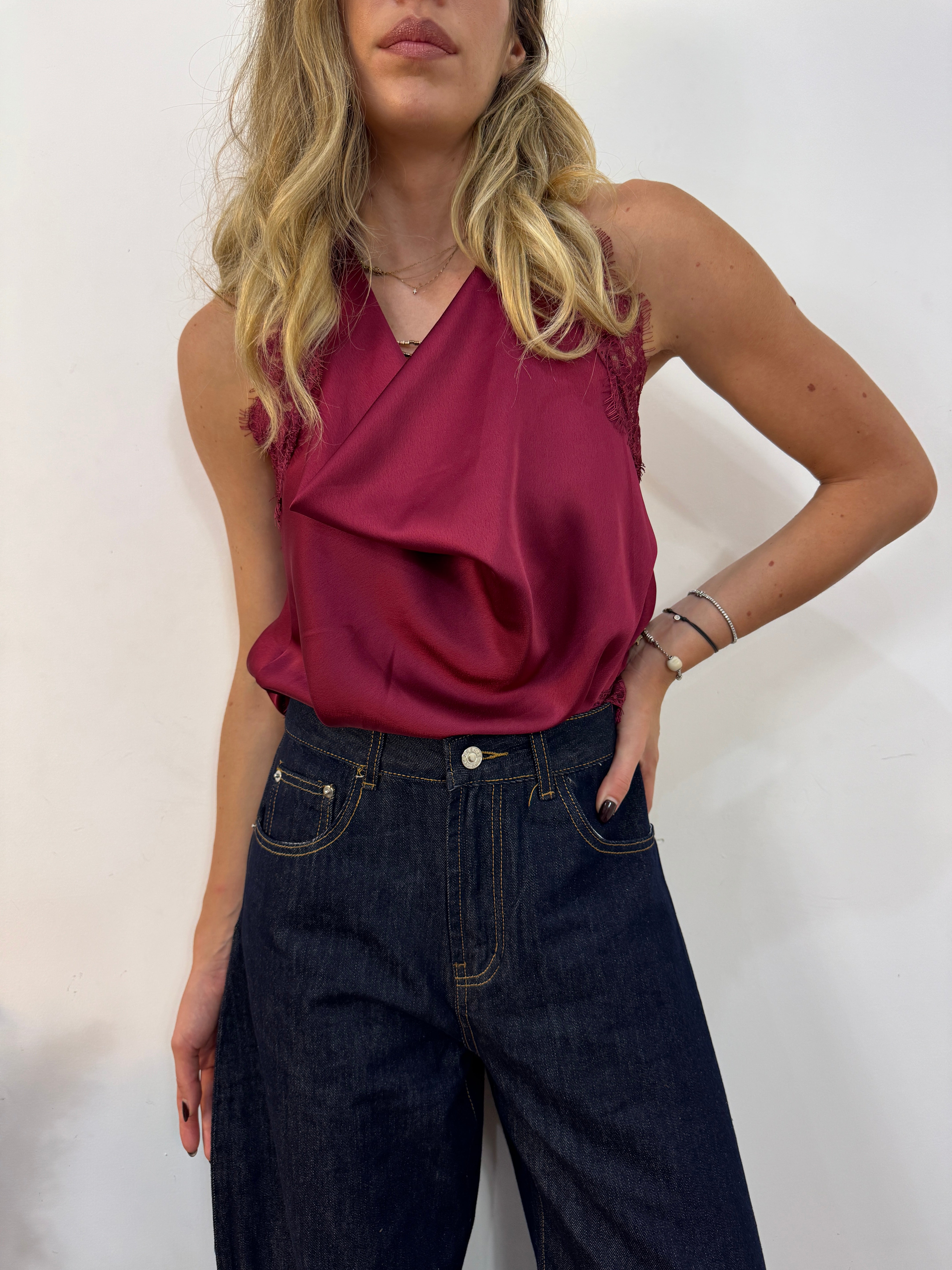 Jeans ballon dark blu
