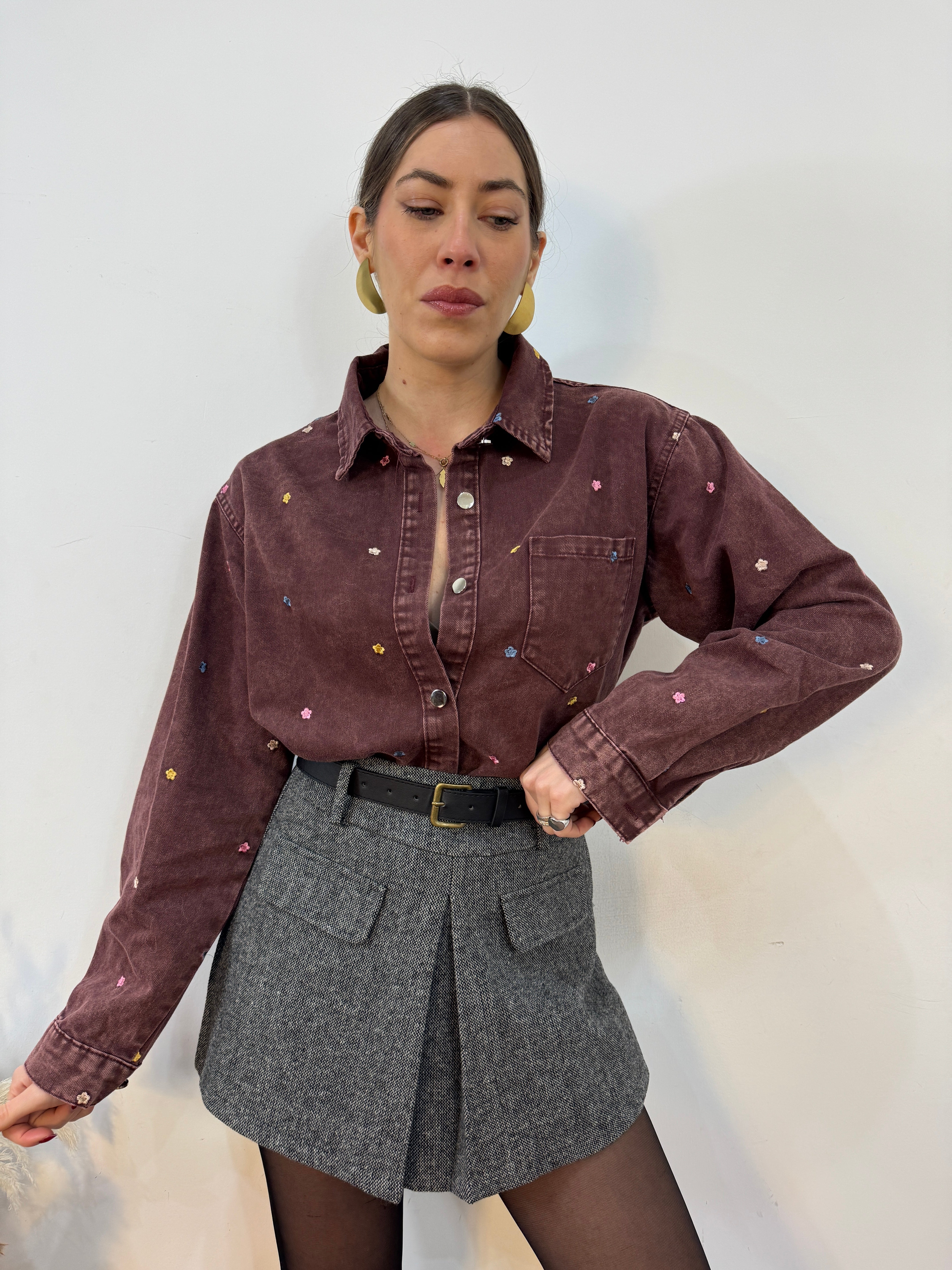 Camicia Selvatica Prugna