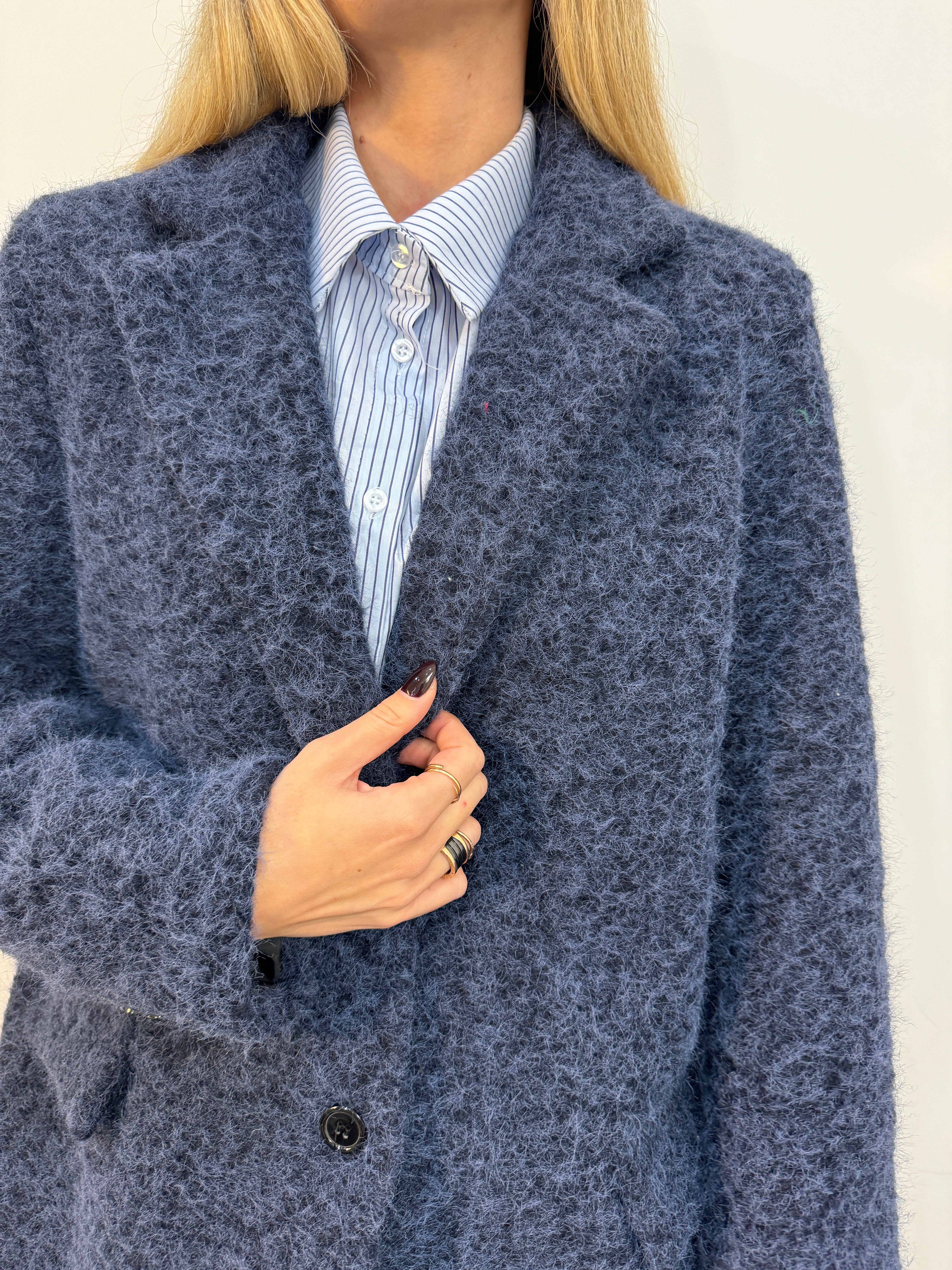 Giacca -Cappotto Blu