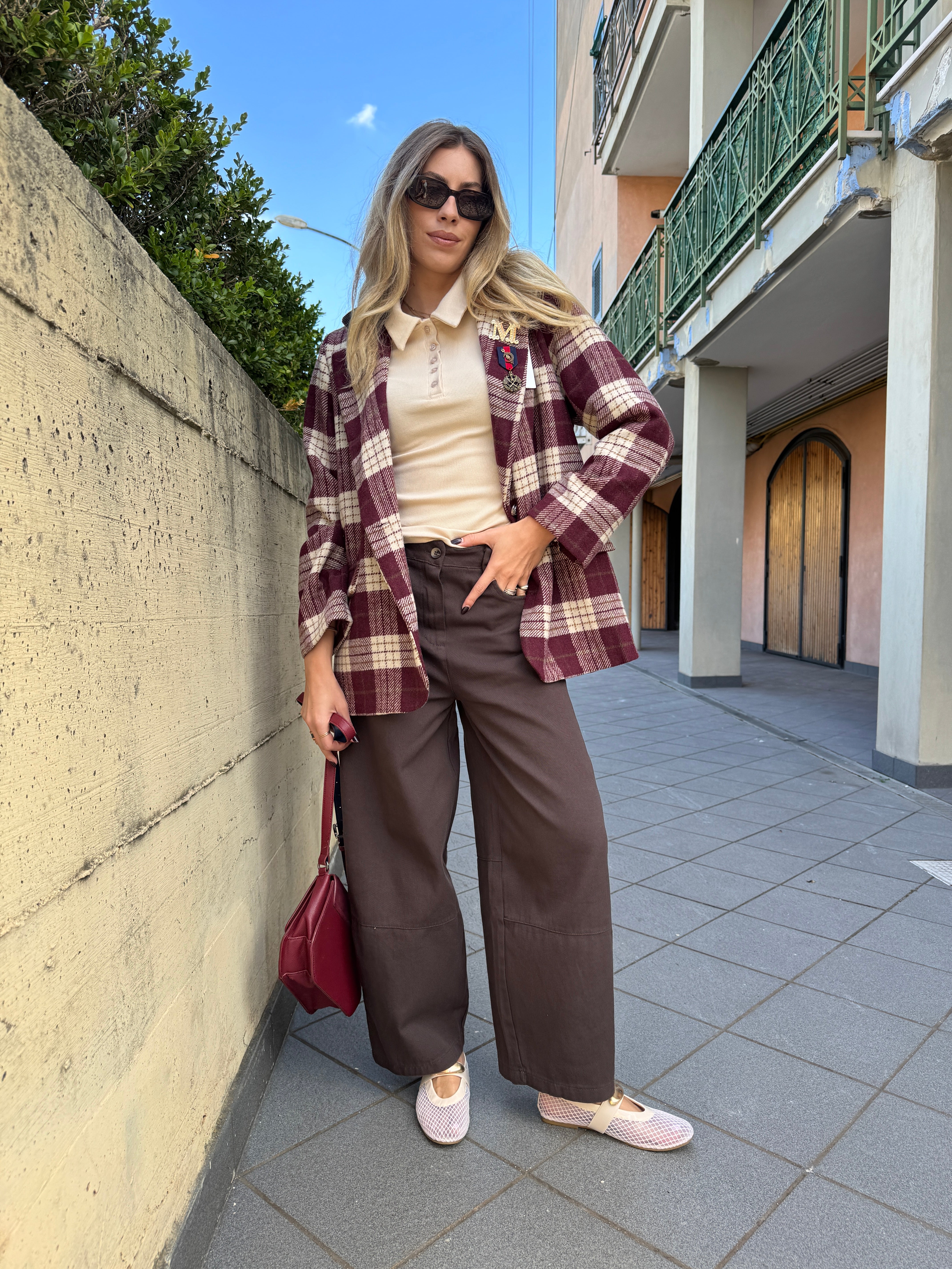 Jeans castagna
