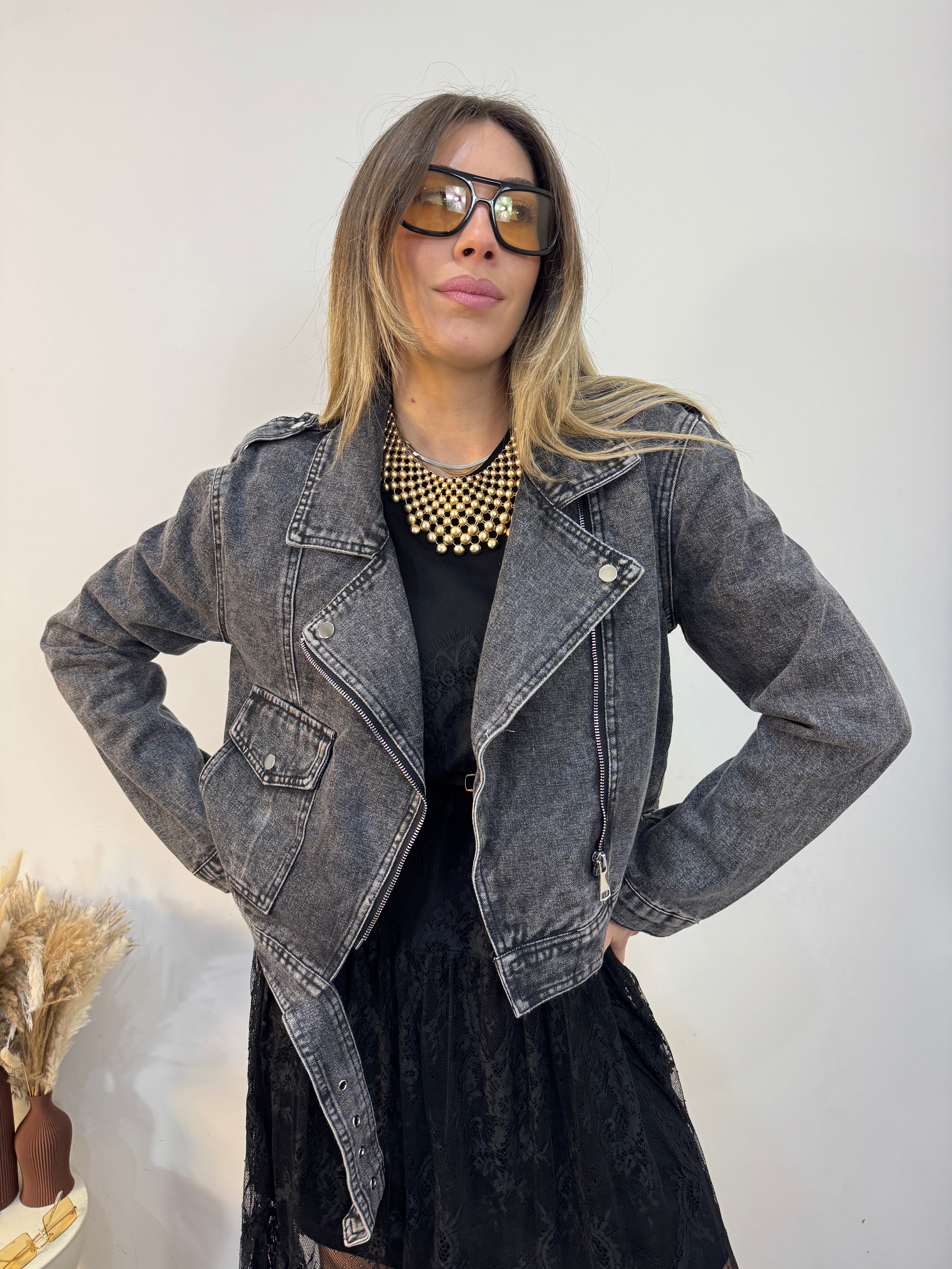 Chiodo denim