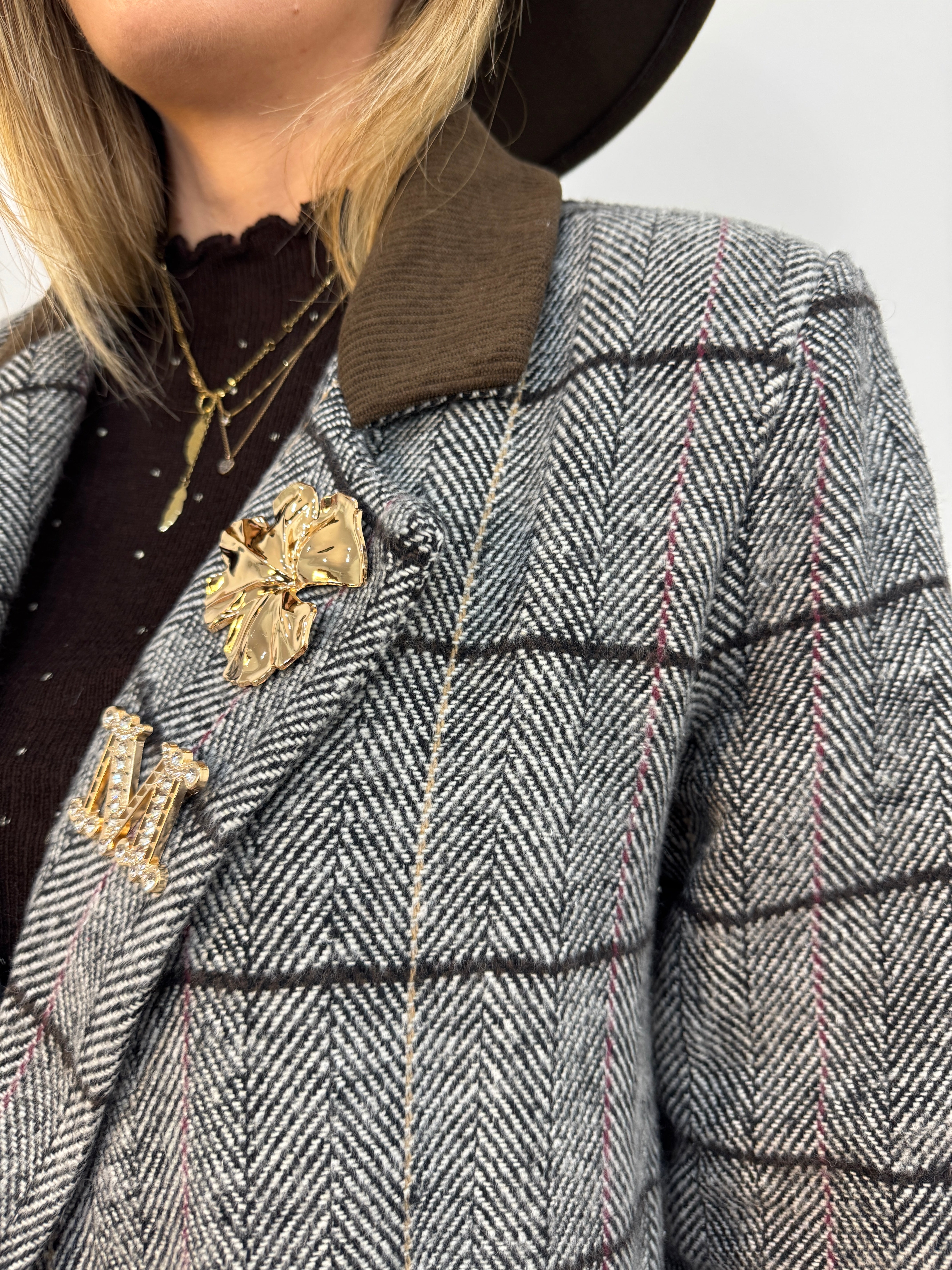 Giacca gloss spigata