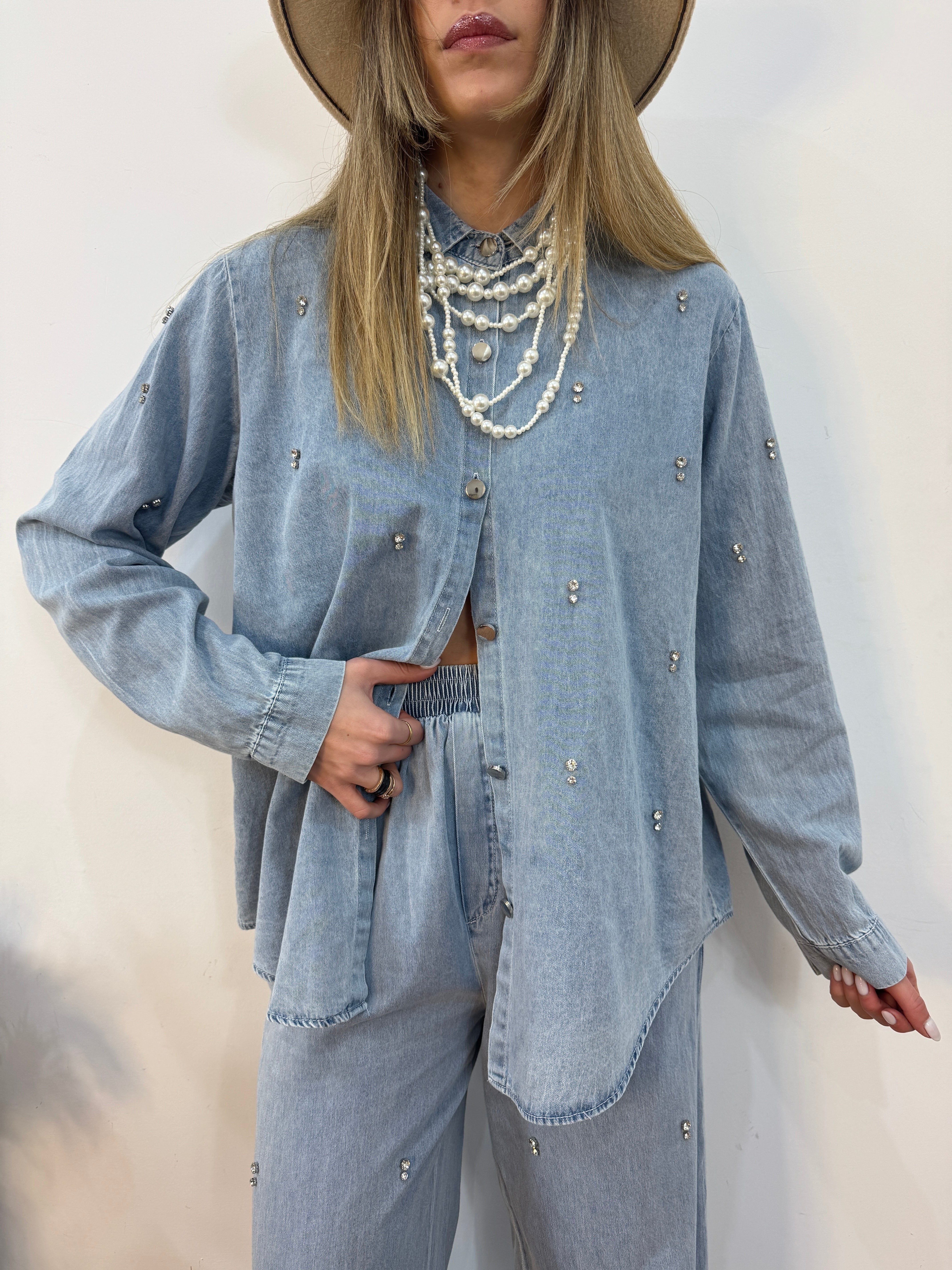Coordinato Denim shine