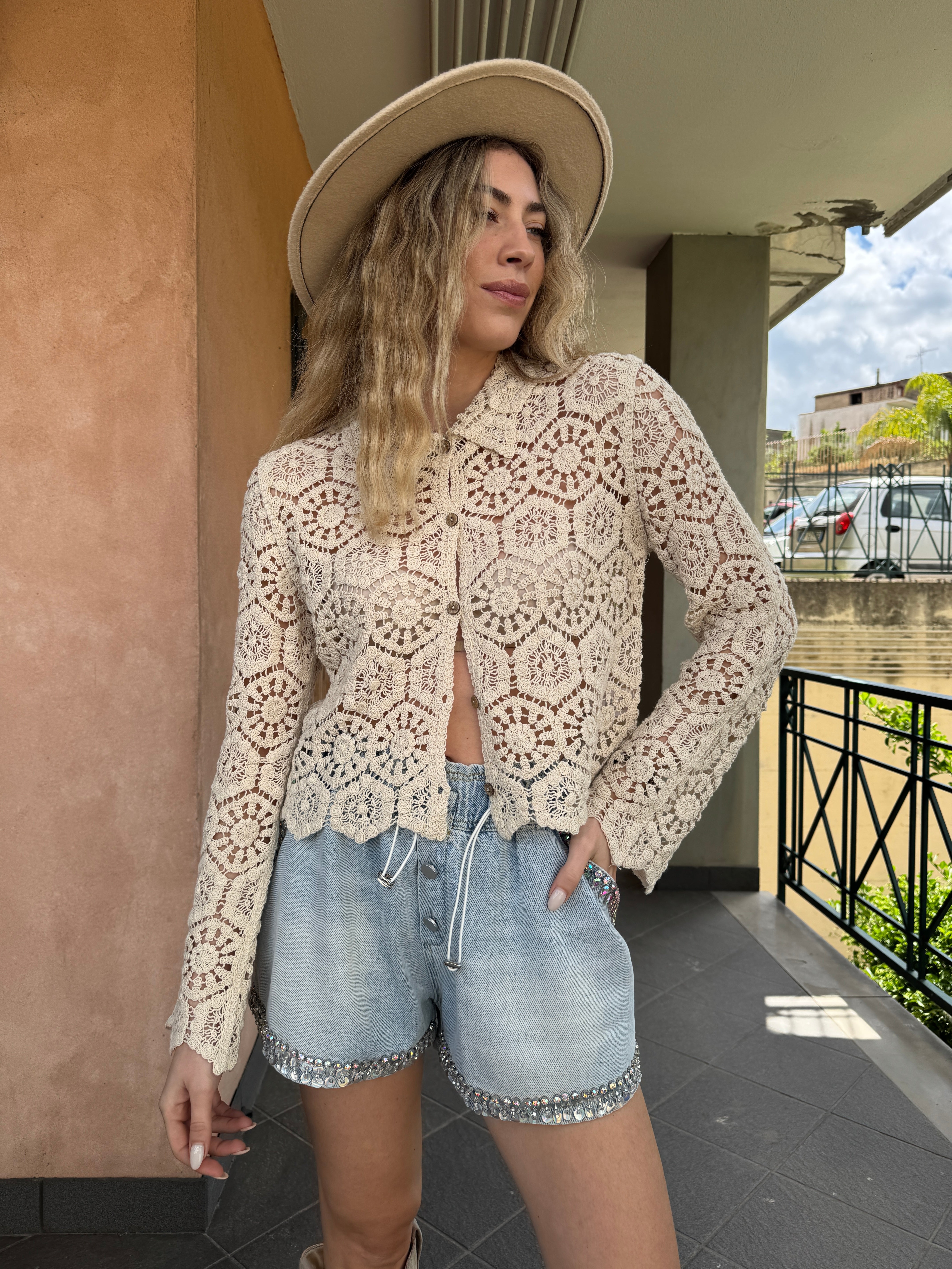 Cardigan morena