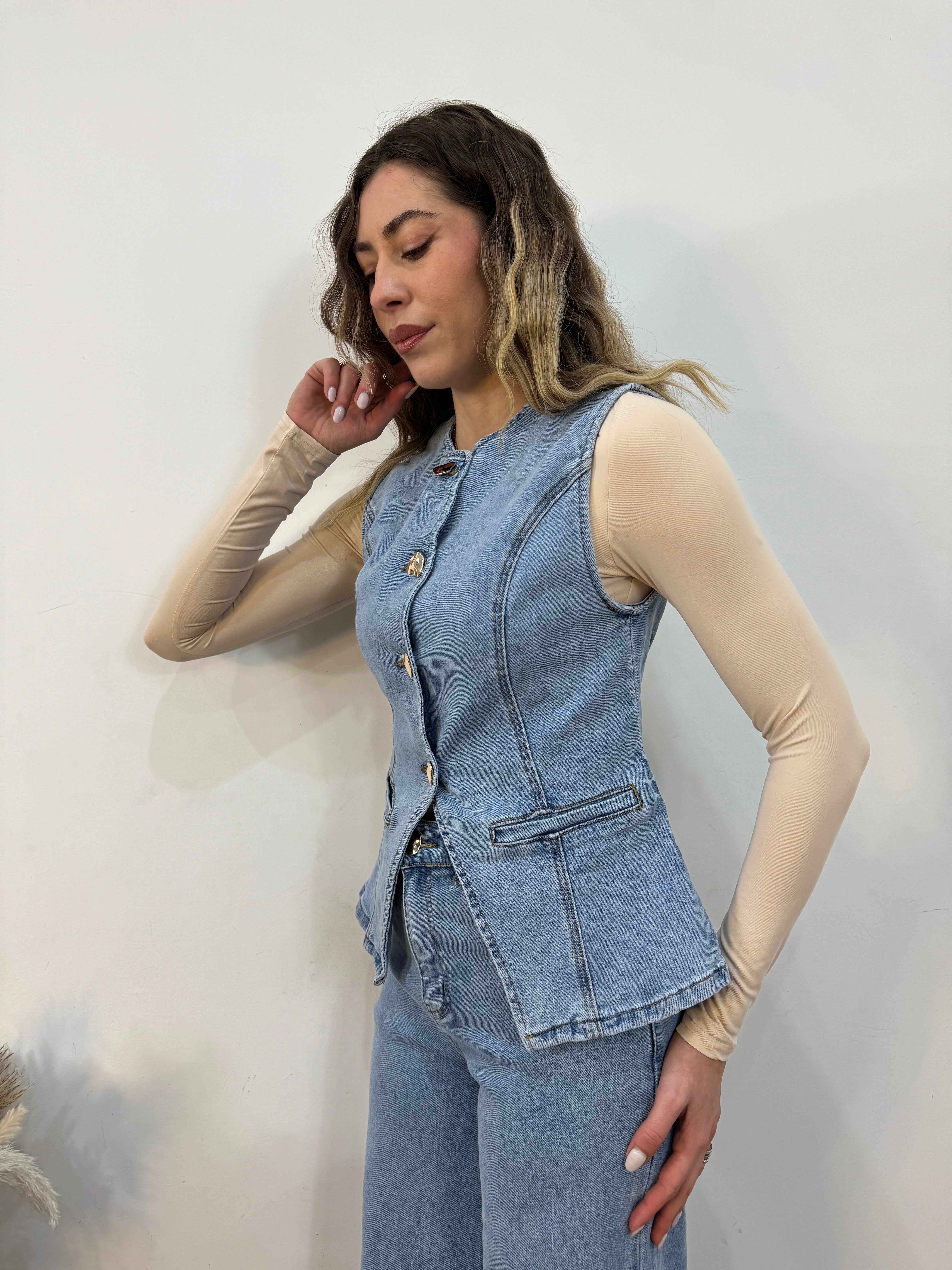 Coordinato denim luna
