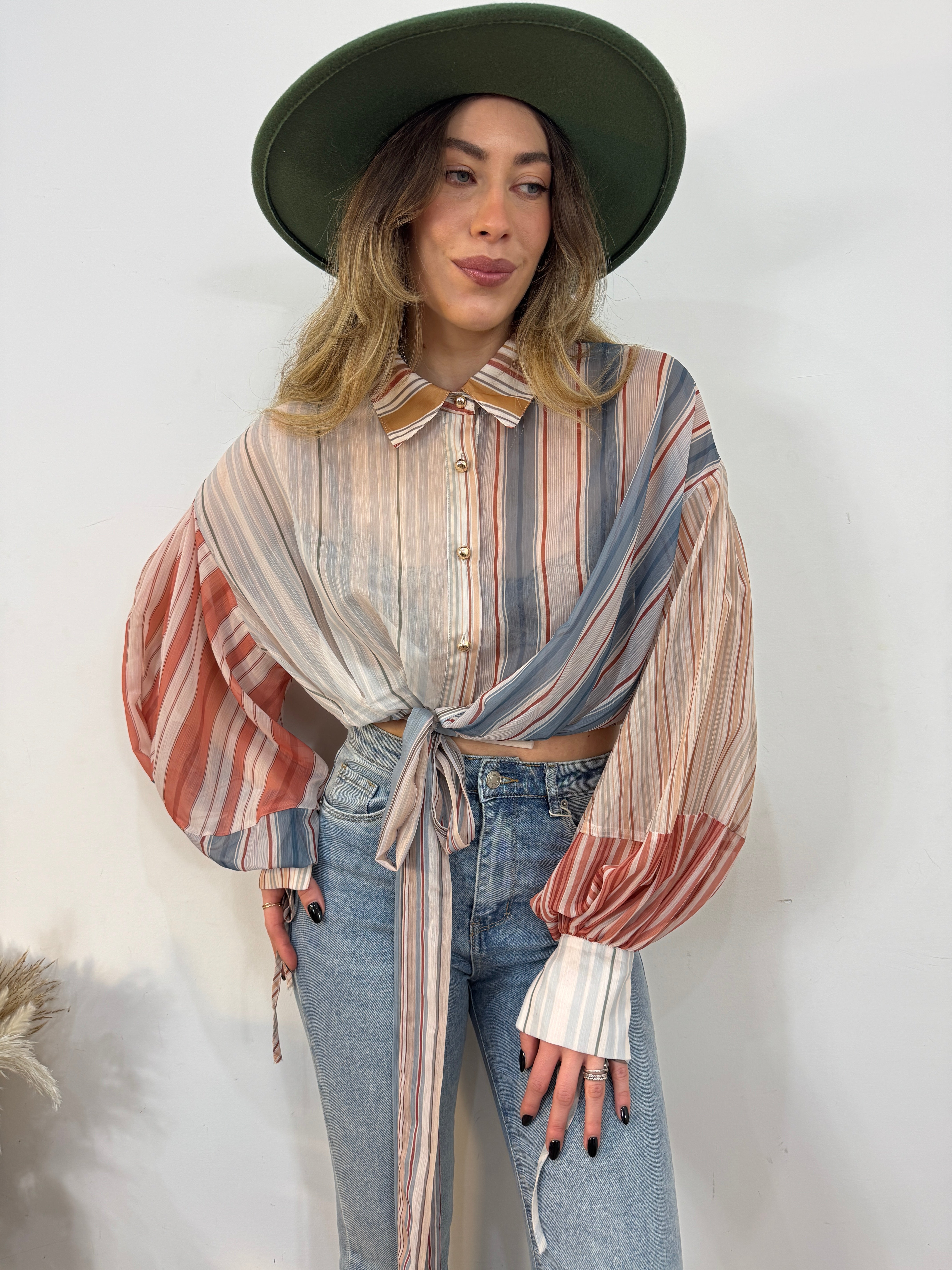 Camicia multirighe