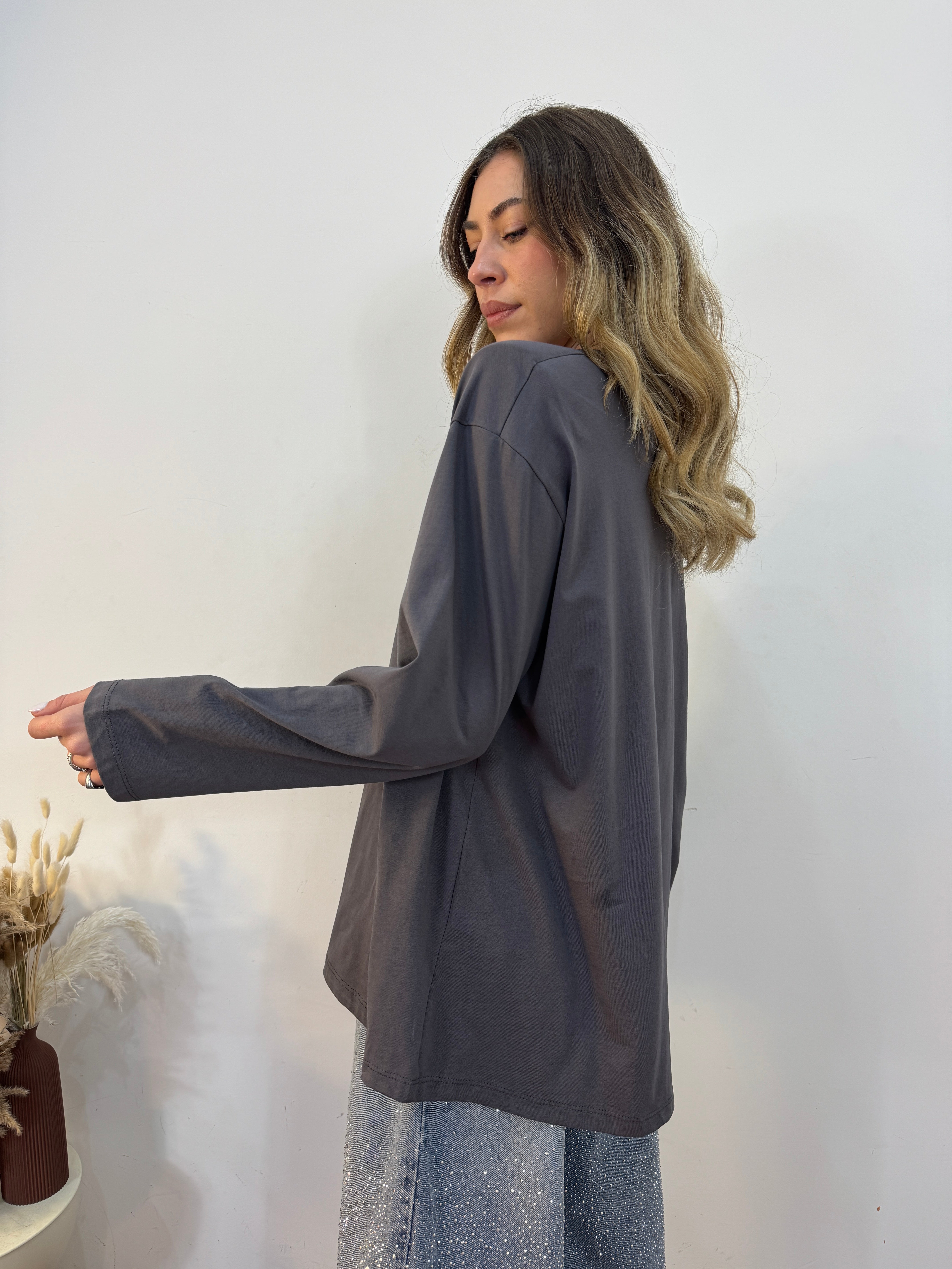 Maglia Spalline girocollo