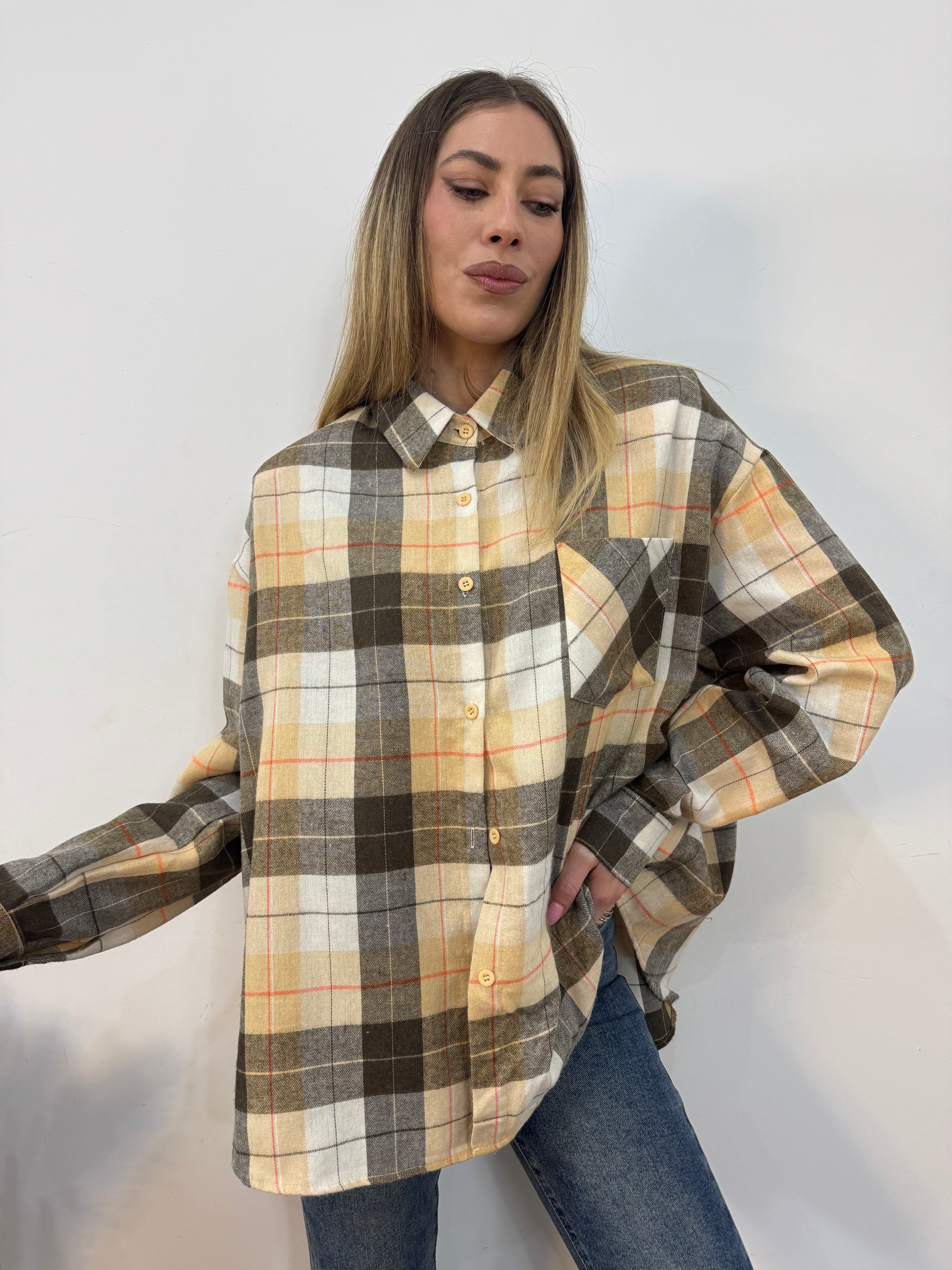 Camicia mountain yellow