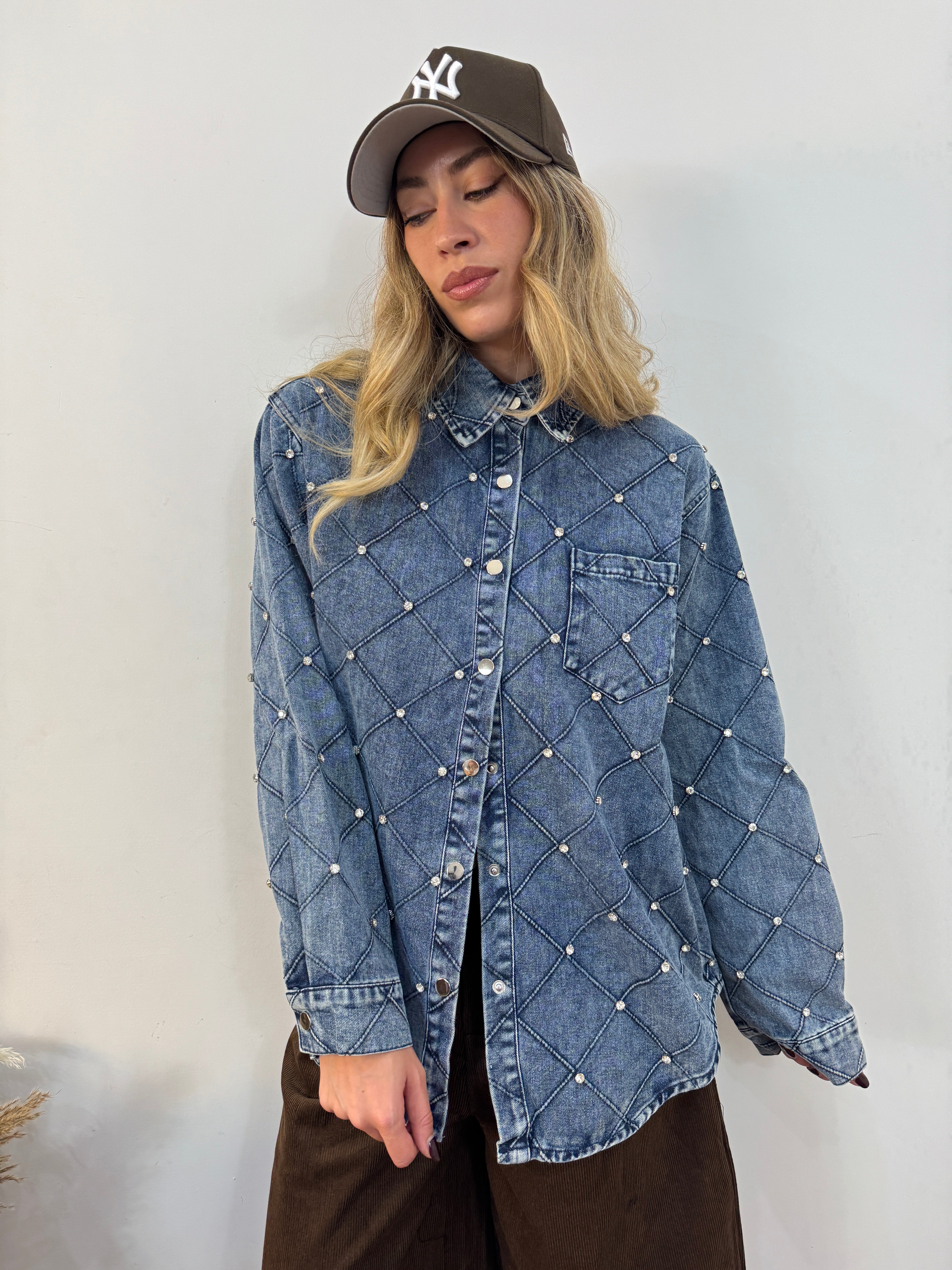 Camicia rombi gioiello
