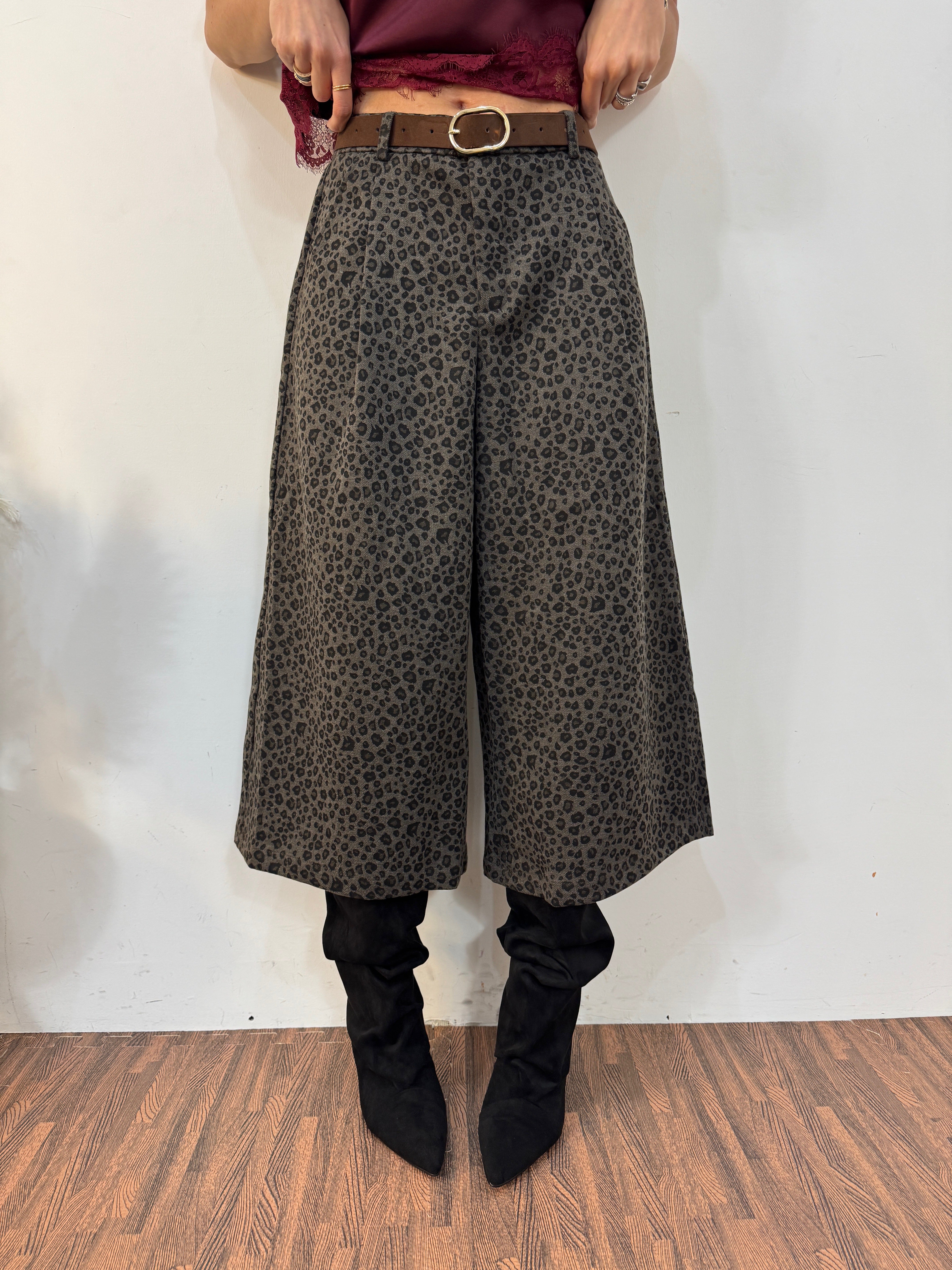 Bermuda gray animalier